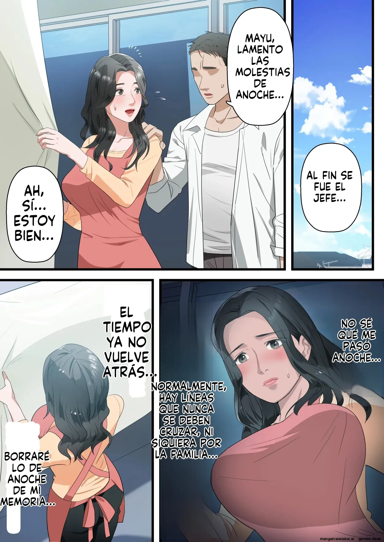 Kokoro Yasashii Hitozuma ga Otto no Joushi ni Nakadashi o Kongan Suru made (Spanish) MTL 图片编号 29