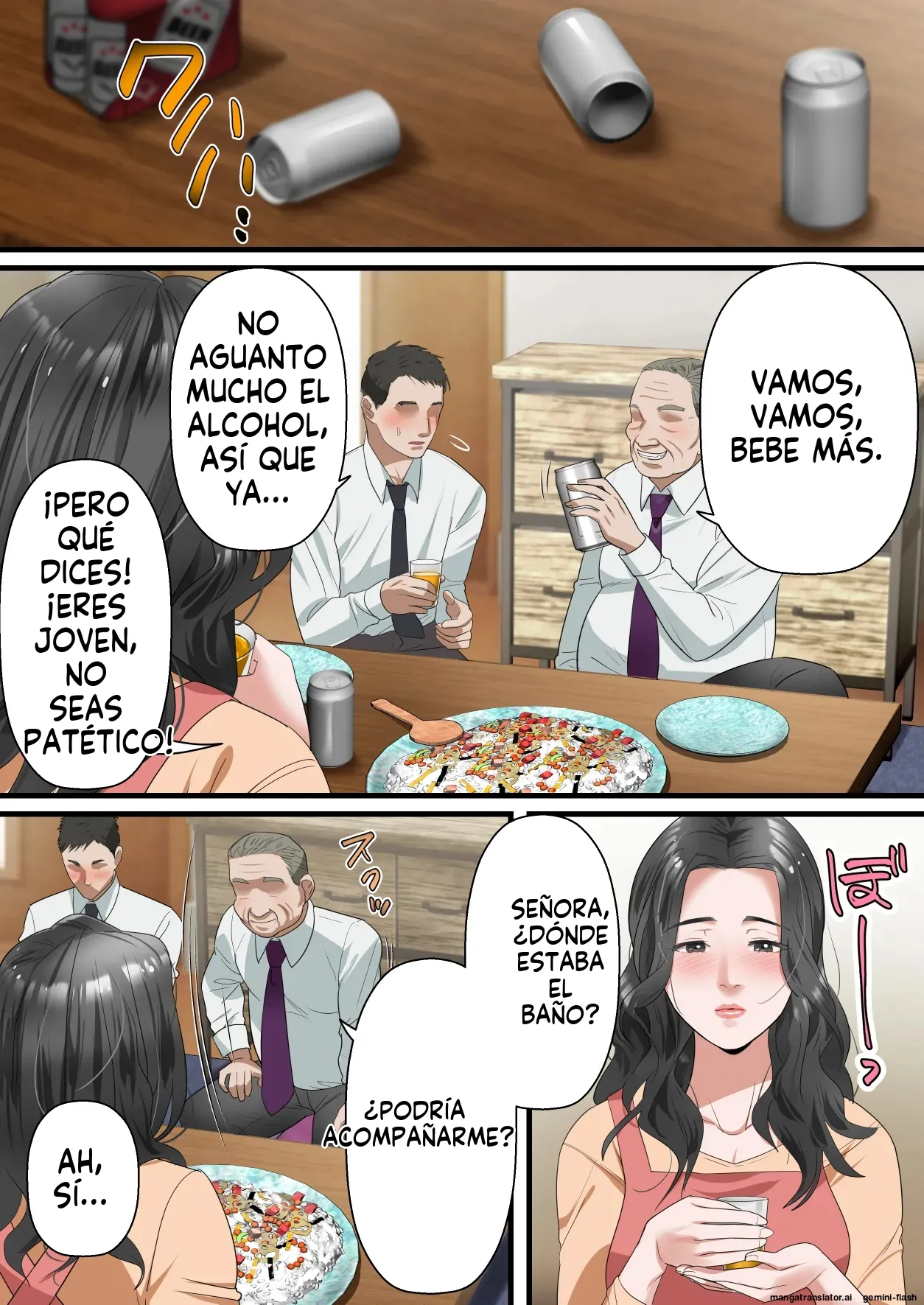 Kokoro Yasashii Hitozuma ga Otto no Joushi ni Nakadashi o Kongan Suru made (Spanish) MTL 图片编号 31