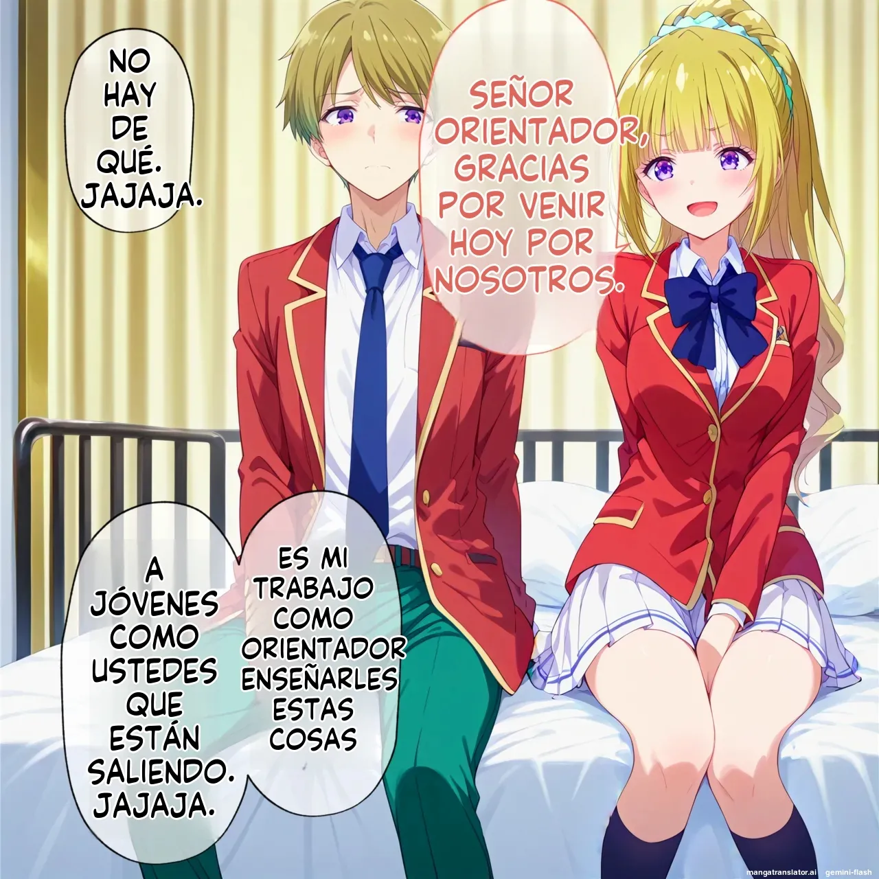 Jitsuryoku Shijou Shugi no Gakuen no Itigun Zyosi ga Saimin Ozisan ni Zenin Netorare hara Masareru Hanasi - Brute (Spanish) MTL [AI Generated] 106eme image