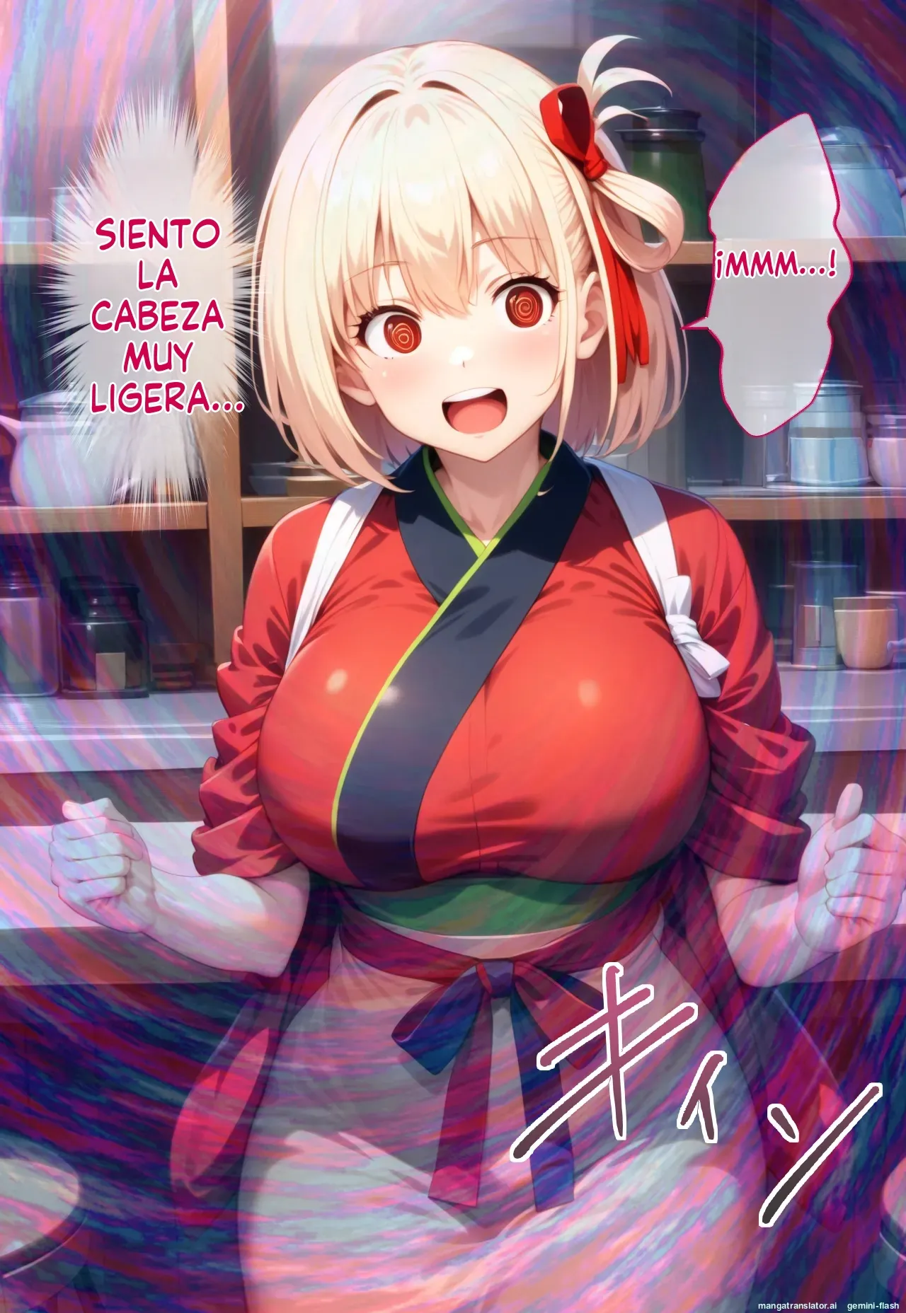 Saimin Oji-san  ga Kissa Lycolyco wo Noxtu to xtu te Chisato to Takina wo Hara Maeru Hanasi - Brute (Spanish) MTL [AI Generated] Bildnummer 8
