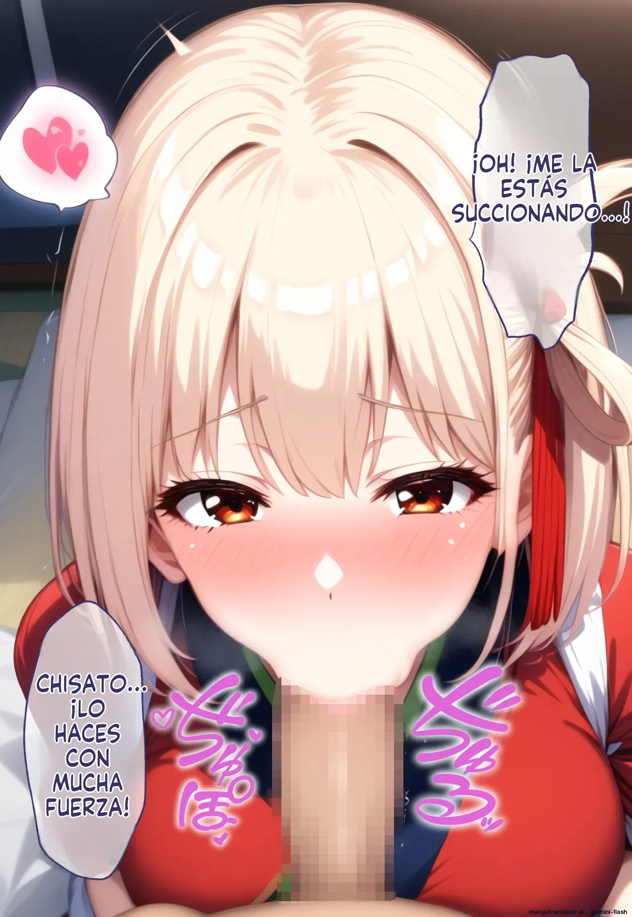 Saimin Oji-san  ga Kissa Lycolyco wo Noxtu to xtu te Chisato to Takina wo Hara Maeru Hanasi - Brute (Spanish) MTL [AI Generated] Bildnummer 10