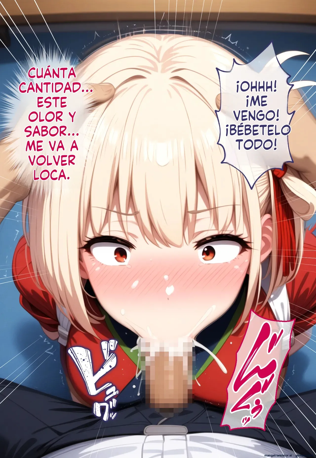 Saimin Oji-san  ga Kissa Lycolyco wo Noxtu to xtu te Chisato to Takina wo Hara Maeru Hanasi - Brute (Spanish) MTL [AI Generated] Bildnummer 11