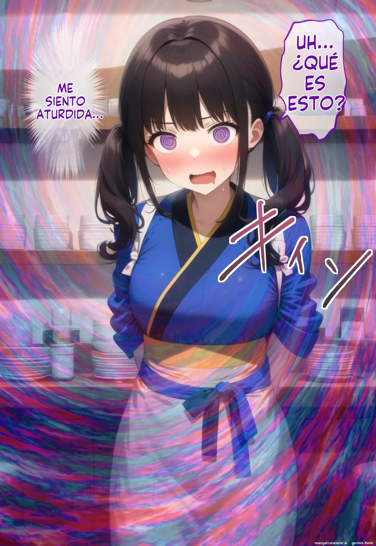 Saimin Oji-san  ga Kissa Lycolyco wo Noxtu to xtu te Chisato to Takina wo Hara Maeru Hanasi - Brute (Spanish) MTL [AI Generated] Bildnummer 26