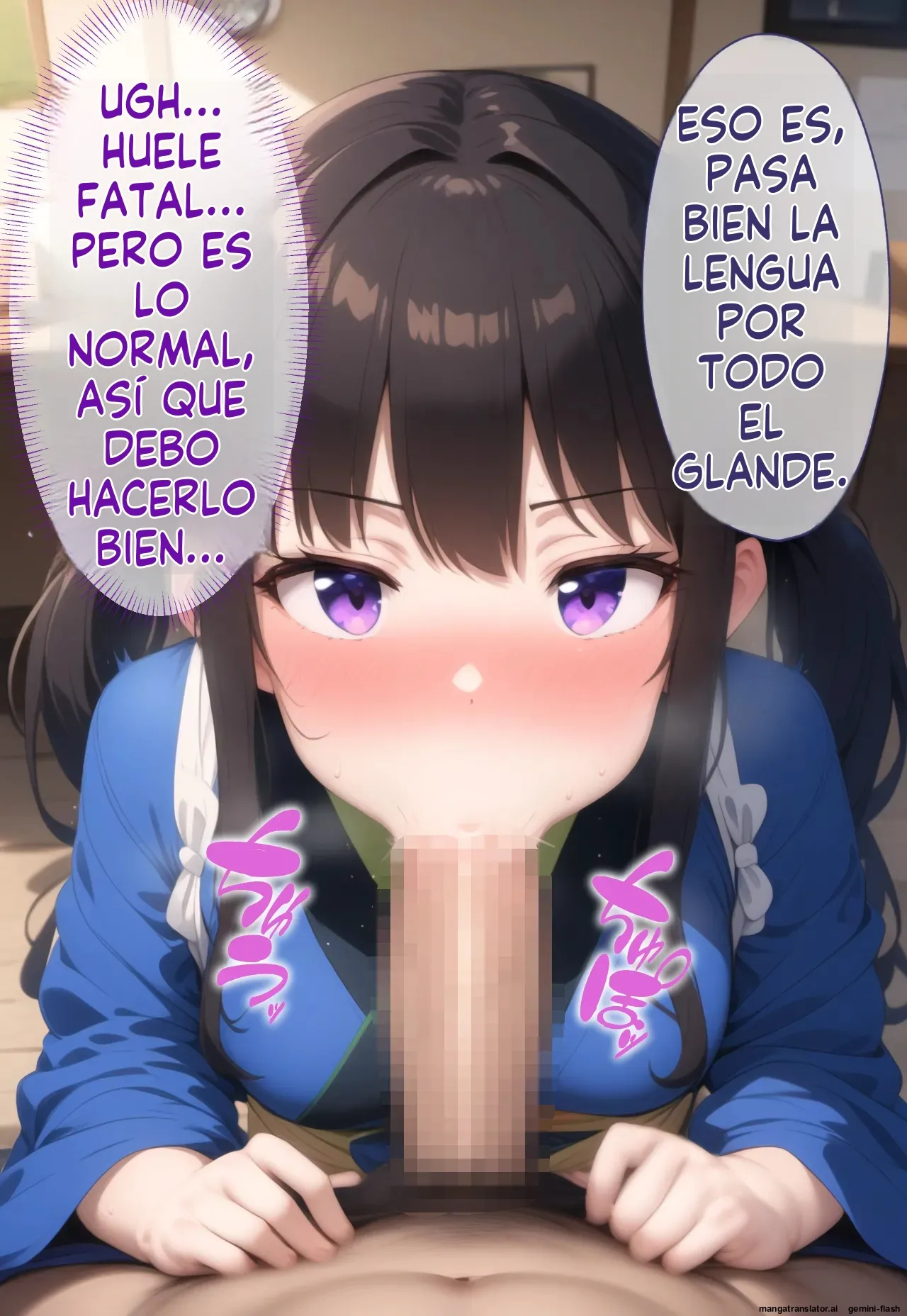 Saimin Oji-san  ga Kissa Lycolyco wo Noxtu to xtu te Chisato to Takina wo Hara Maeru Hanasi - Brute (Spanish) MTL [AI Generated] Bildnummer 28