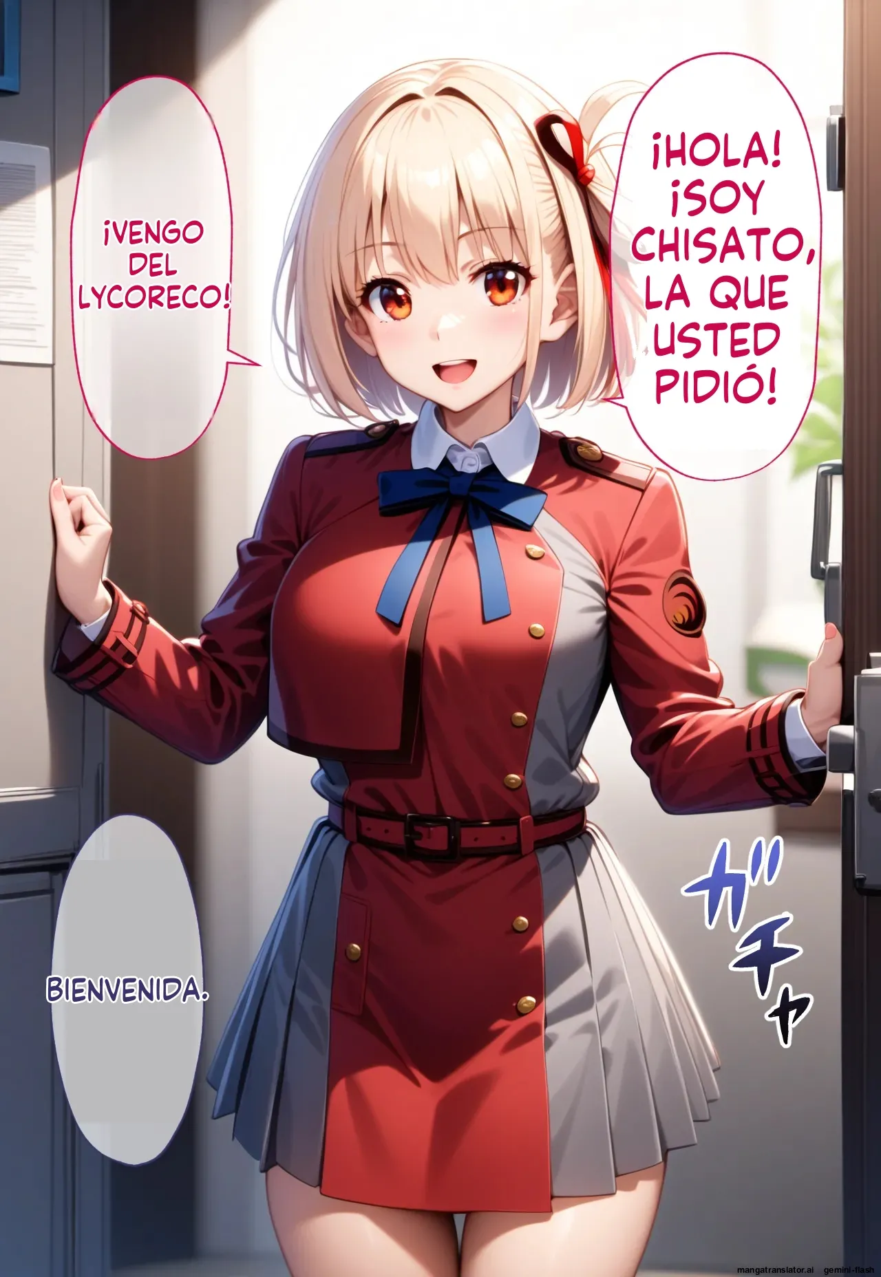 Saimin Oji-san  ga Kissa Lycolyco wo Noxtu to xtu te Chisato to Takina wo Hara Maeru Hanasi - Brute (Spanish) MTL [AI Generated] Bildnummer 41