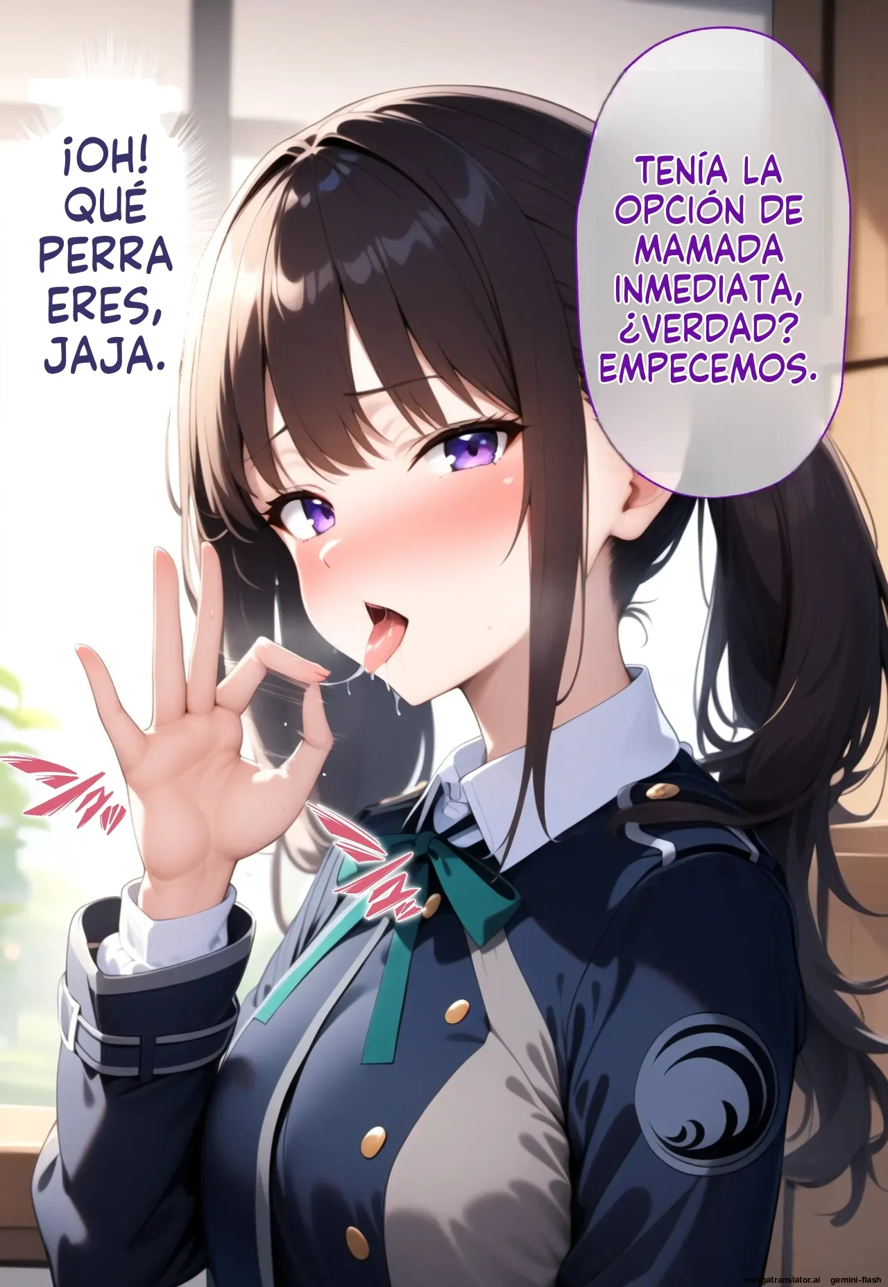 Saimin Oji-san  ga Kissa Lycolyco wo Noxtu to xtu te Chisato to Takina wo Hara Maeru Hanasi - Brute (Spanish) MTL [AI Generated] Bildnummer 57