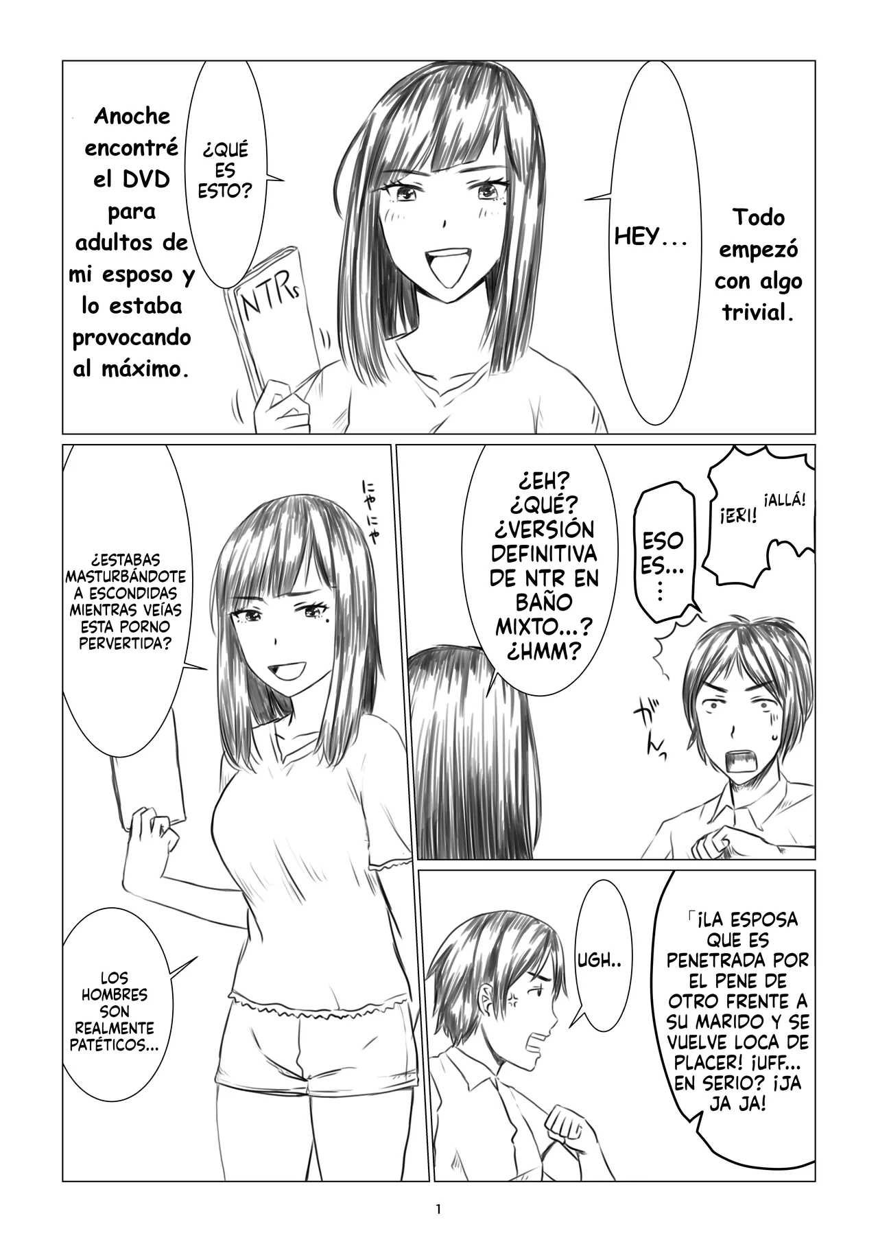 [Jigoku no Nyanko] Chieri-san wa Makerarenai! Netorase Konyoku Onsen [Spanish] Bildnummer 3