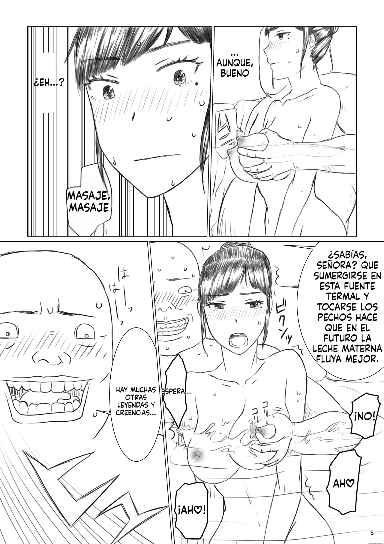 [Jigoku no Nyanko] Chieri-san wa Makerarenai! Netorase Konyoku Onsen [Spanish] Bildnummer 7