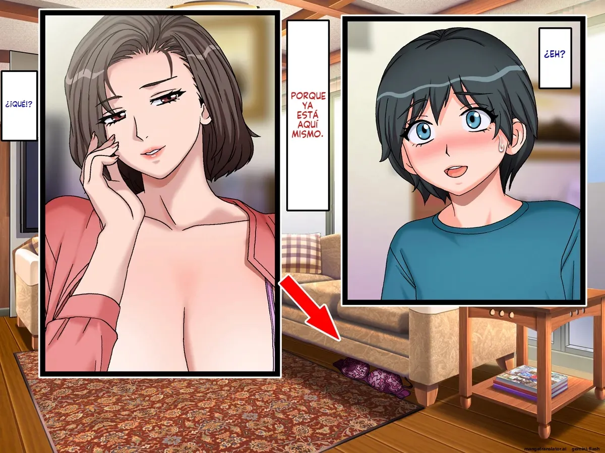 Tonari no Onee-san no Amai Lingerie Zenpen (Spanish) MTL 이미지 번호 34