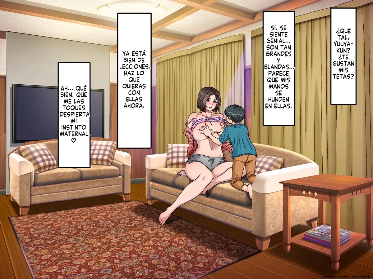 Tonari no Onee-san no Amai Lingerie Zenpen (Spanish) MTL 이미지 번호 48