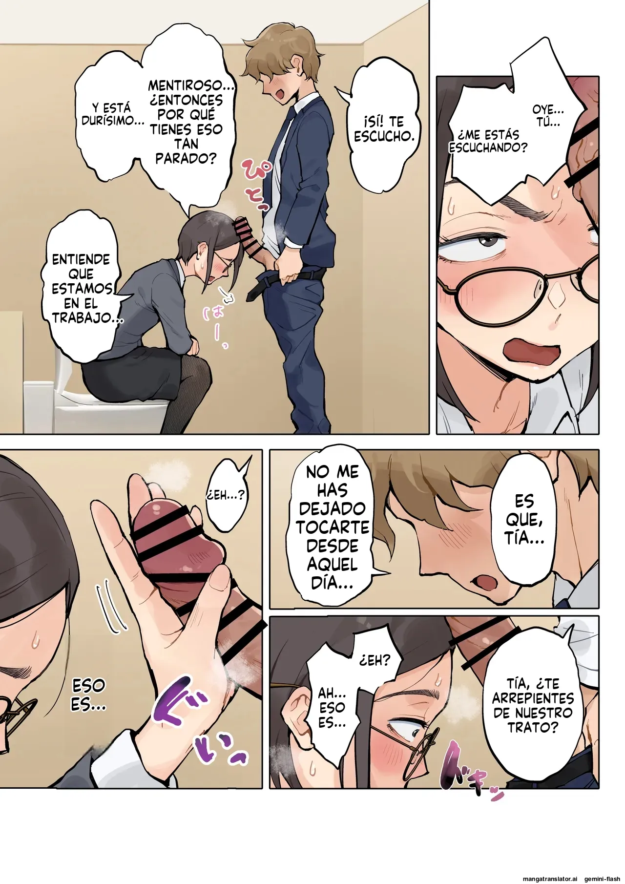 [Fujisaki Chiro] Jukujo no Oba-san ni Kawaii o Renko Shichau Yabai Oikko no Hanashi 2 [Spanish] [MTL] image number 4