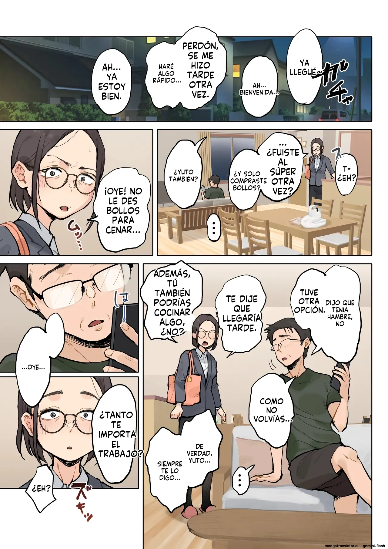 [Fujisaki Chiro] Jukujo no Oba-san ni Kawaii o Renko Shichau Yabai Oikko no Hanashi 2 [Spanish] [MTL] image number 8