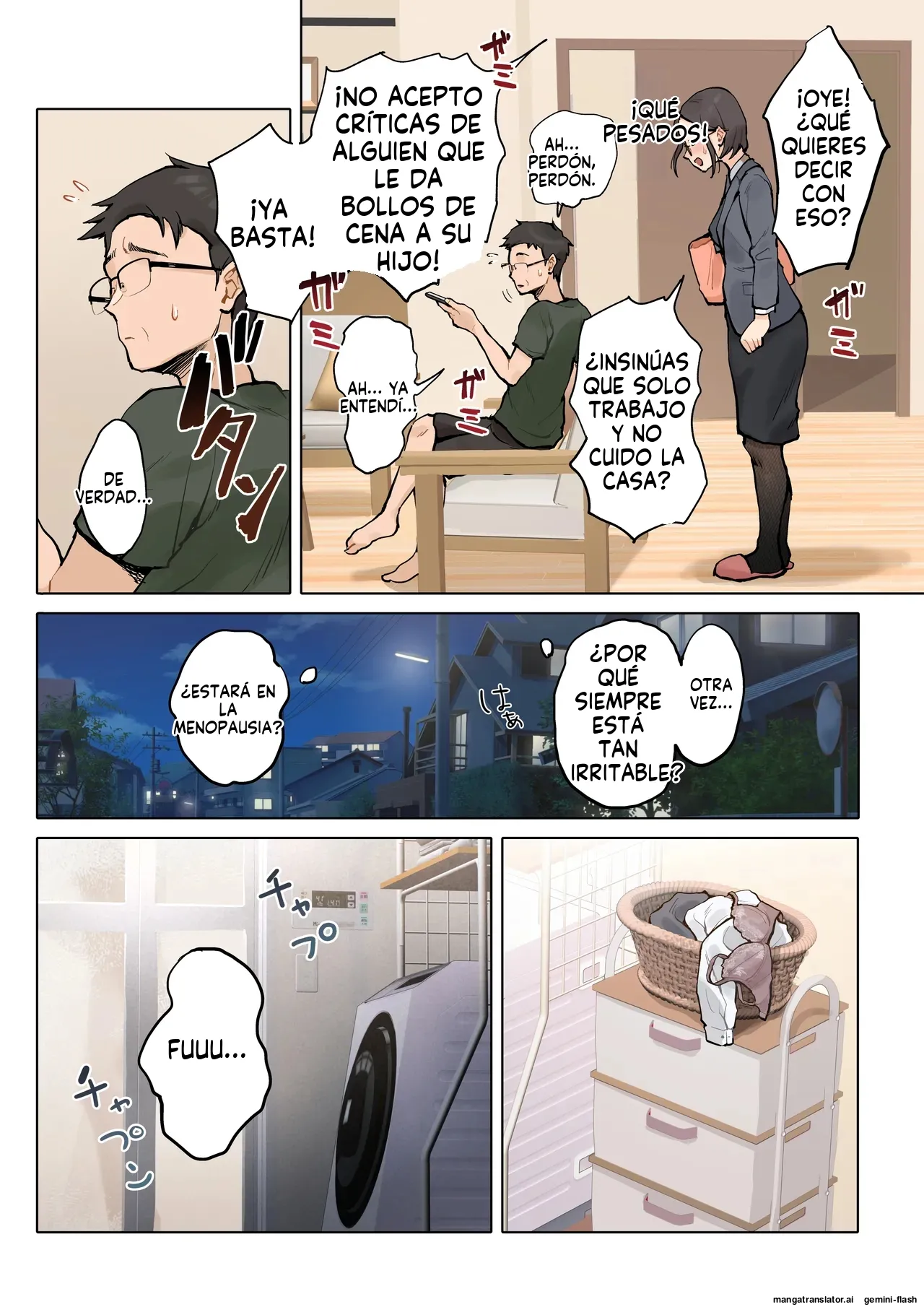 [Fujisaki Chiro] Jukujo no Oba-san ni Kawaii o Renko Shichau Yabai Oikko no Hanashi 2 [Spanish] [MTL] image number 9