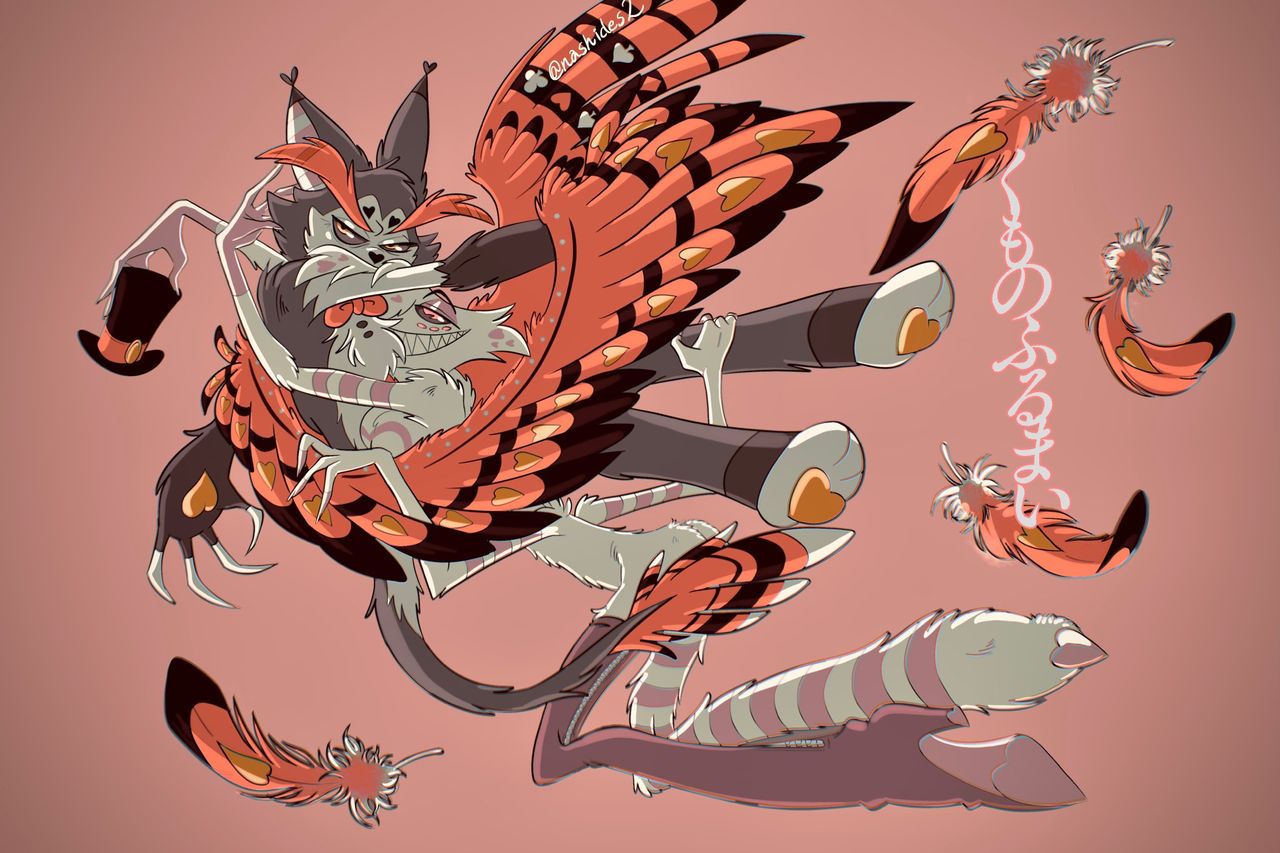 [@nashides2] Huskerdust Doujinshi (Hazbin Hotel) image number 1