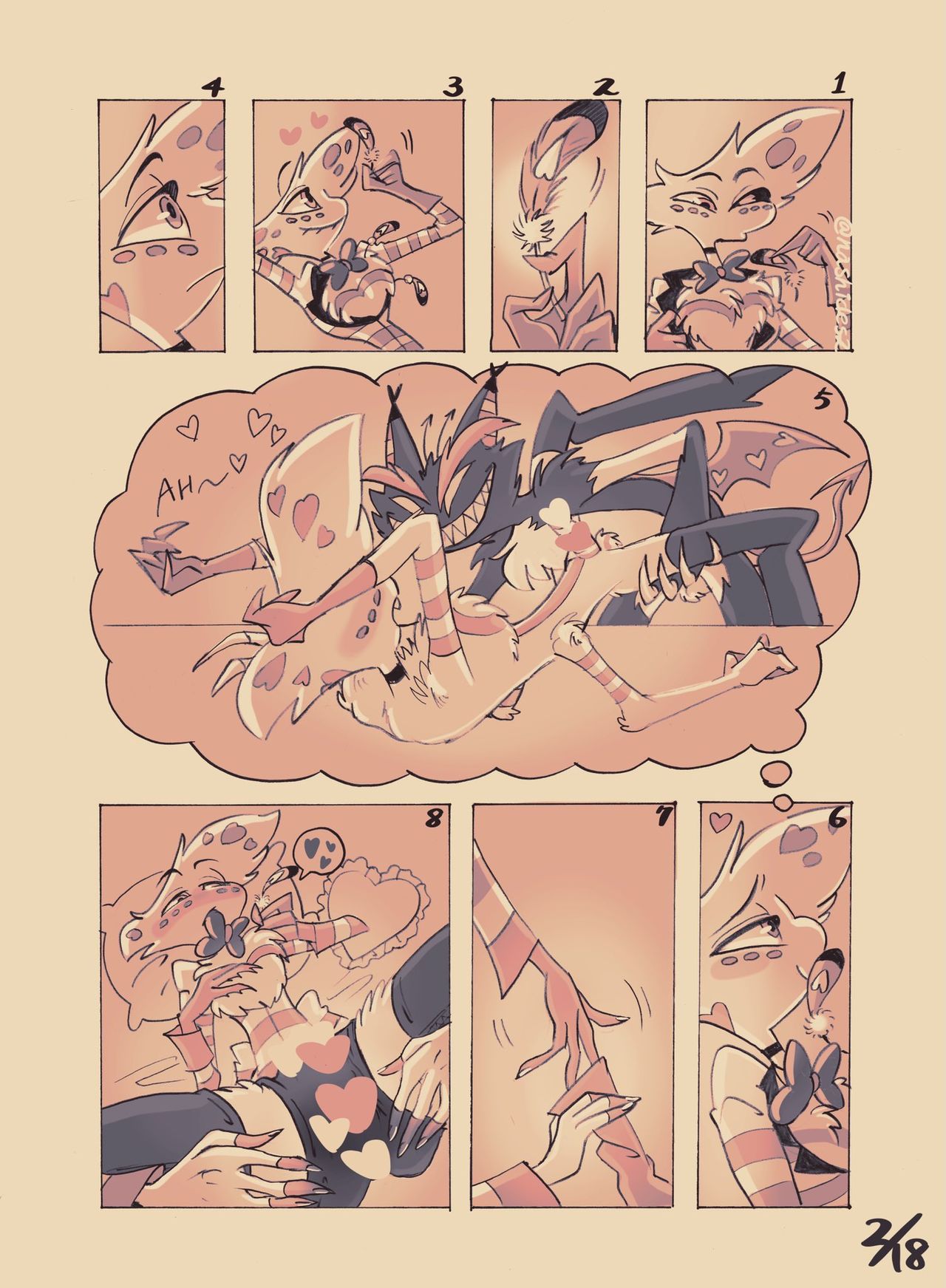 [@nashides2] Huskerdust Doujinshi (Hazbin Hotel) image number 3