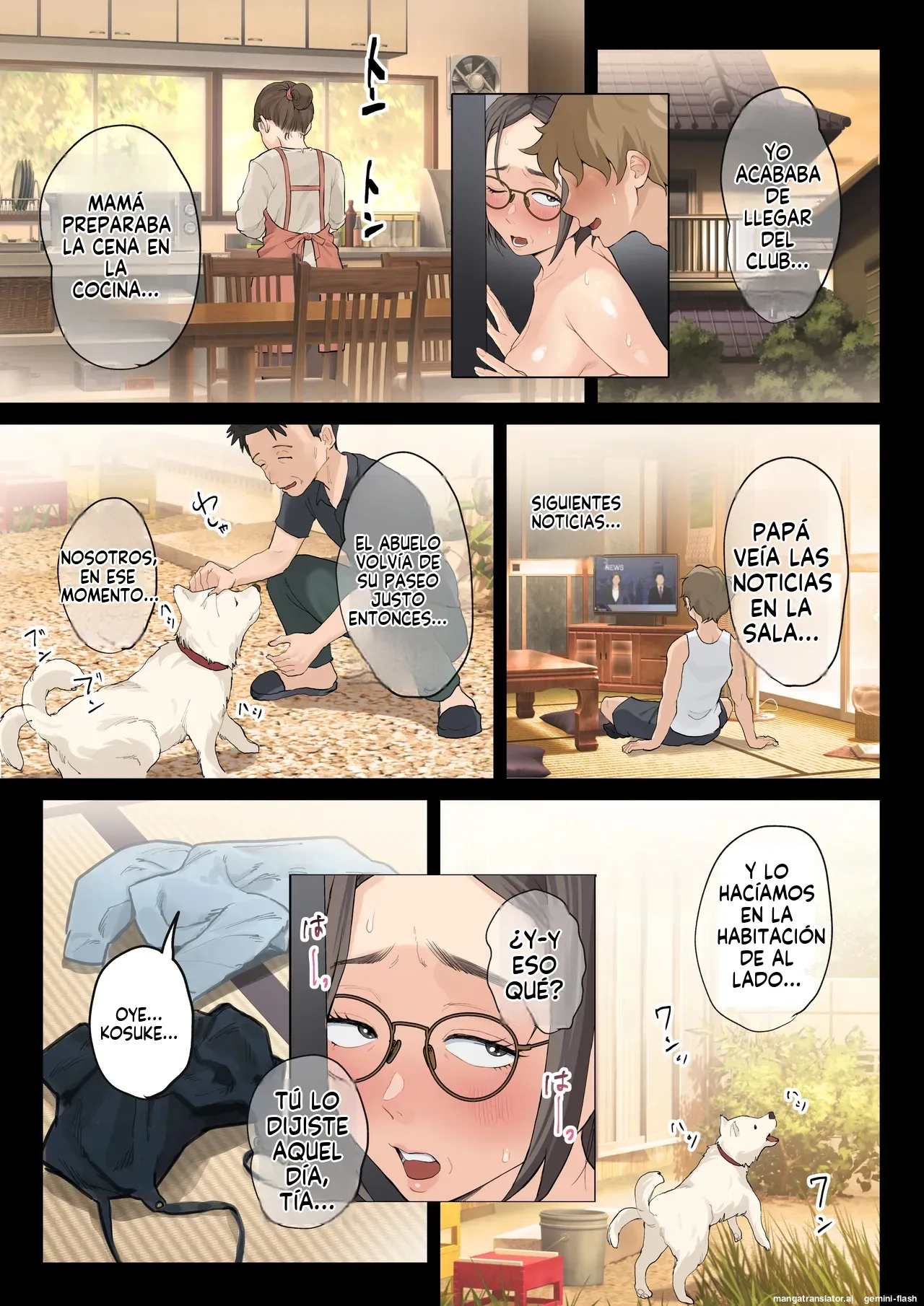 [Fujisaki Chiro] Shukujo no Oba-san ni Kawaii o Renko Shichau Yabai Oikko no Hanashi 3.0 | Tía madura... y el sobrino que no para de decirle "Linda". 3.0 [Spanish] [MTL] 图片编号 45