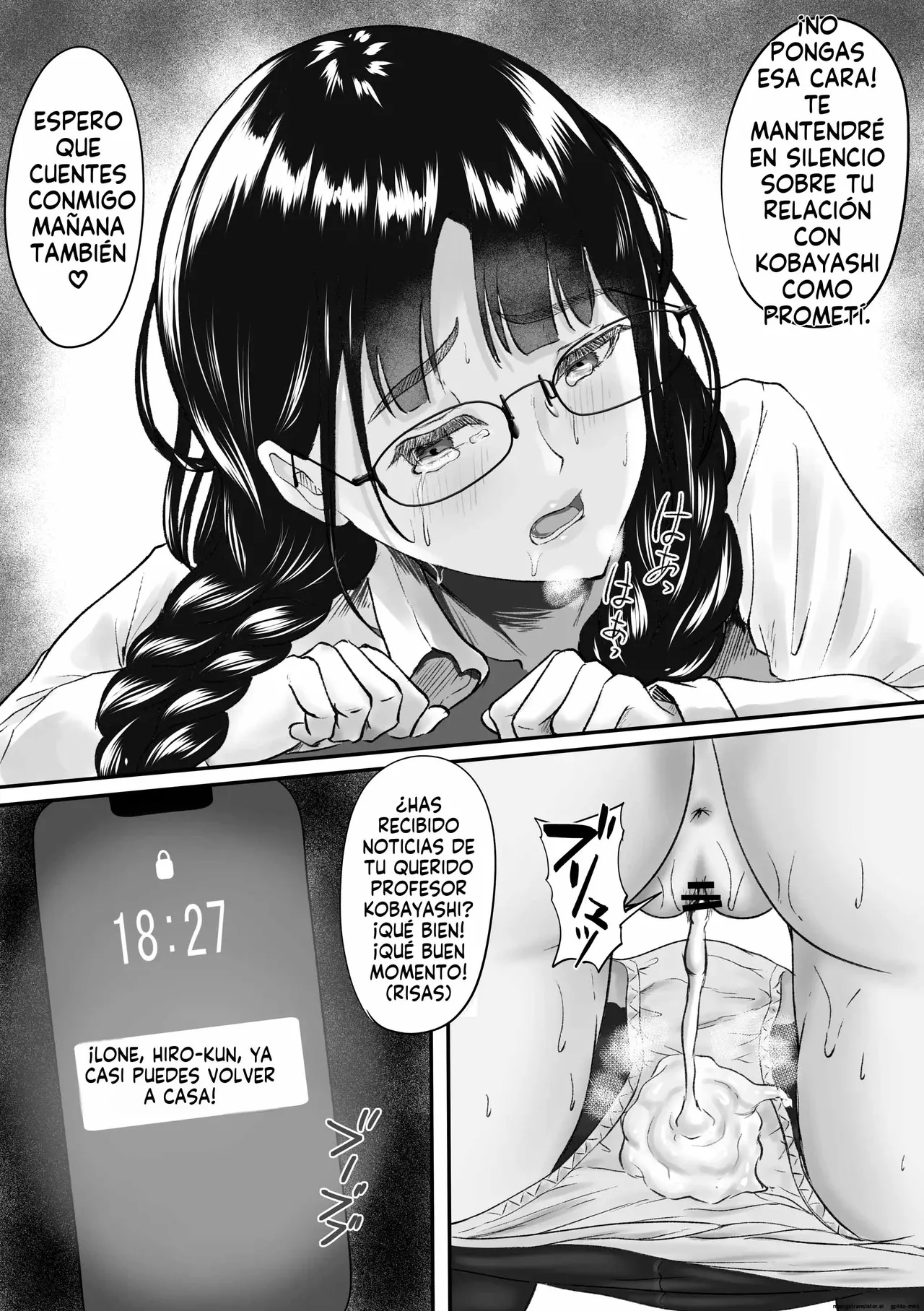 [Melon Car] Shinnin Kyoushi to Tsukiatte iru Koto ga Barete Chuunen no Tannin Kyoushi ni Netorareru Hanashi｜La Chica que Salía con su Profesor fue Descubierta y Chantajeada por Otro Profesor de Mediana Edad [Spanish] [FallenSub] 图片编号 31