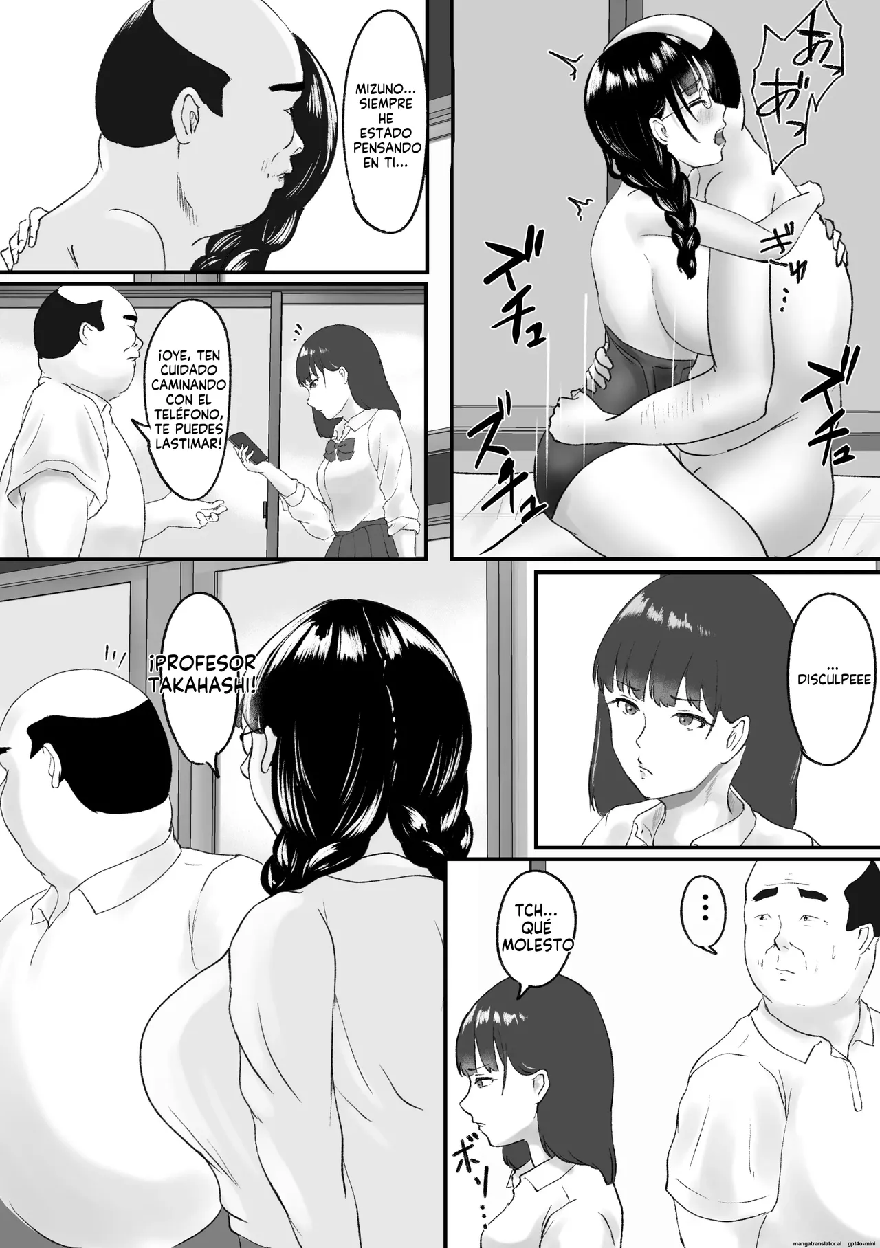 [Melon Car] Shinnin Kyoushi to Tsukiatte iru Koto ga Barete Chuunen no Tannin Kyoushi ni Netorareru Hanashi｜La Chica que Salía con su Profesor fue Descubierta y Chantajeada por Otro Profesor de Mediana Edad [Spanish] [FallenSub] 图片编号 59