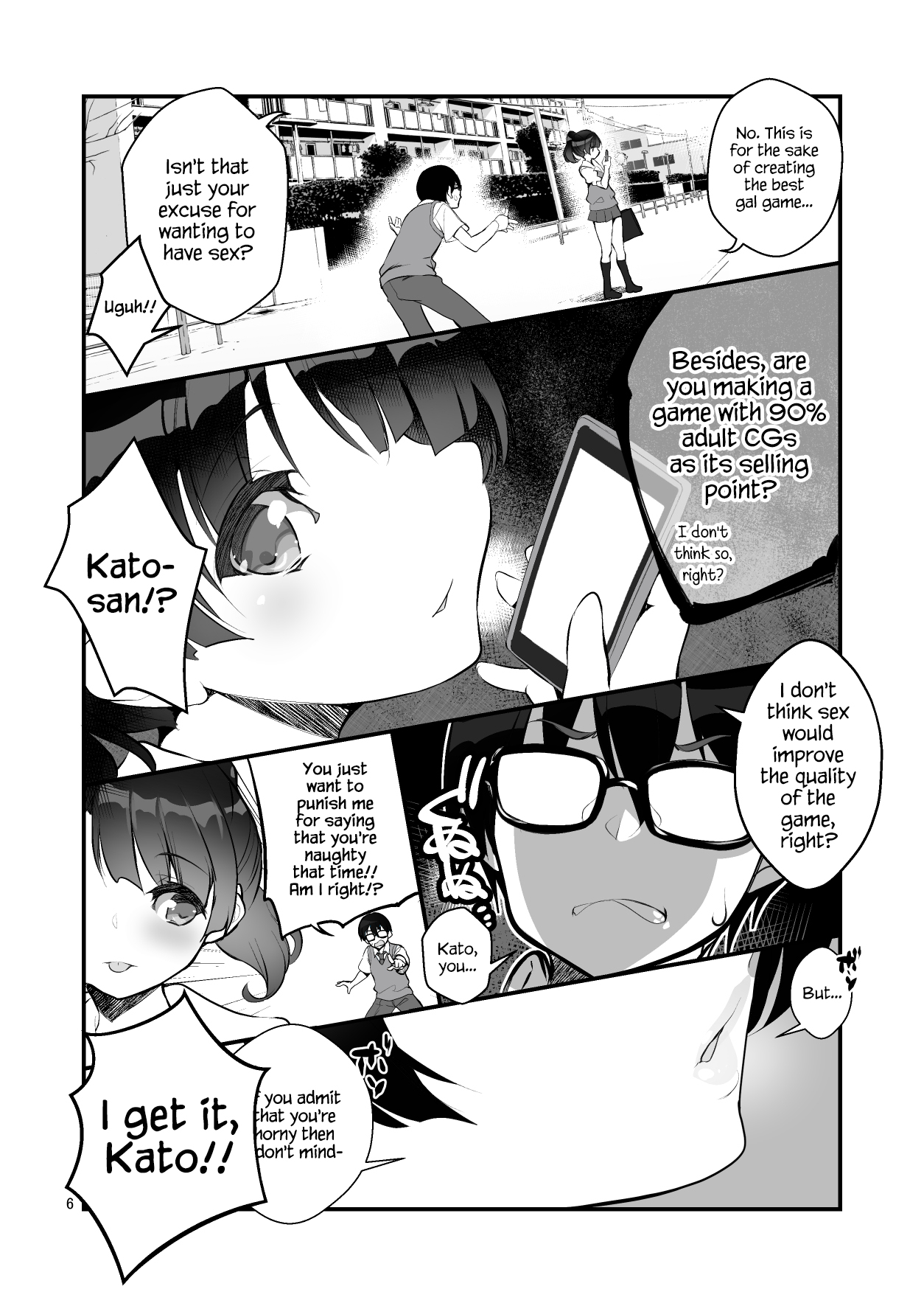 [A-WALKs (Fujishima Sei1go)] Futsukano wa Wotakare no Megane o Toru. 2 (Saenai Heroine no Sodatekata) [English] {Hennojin} [Digital] image number 6