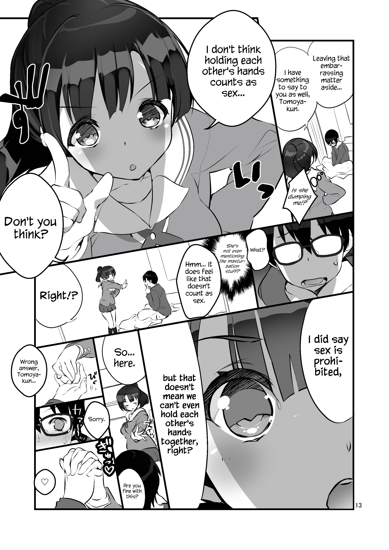 [A-WALKs (Fujishima Sei1go)] Futsukano wa Wotakare no Megane o Toru. 2 (Saenai Heroine no Sodatekata) [English] {Hennojin} [Digital] image number 13