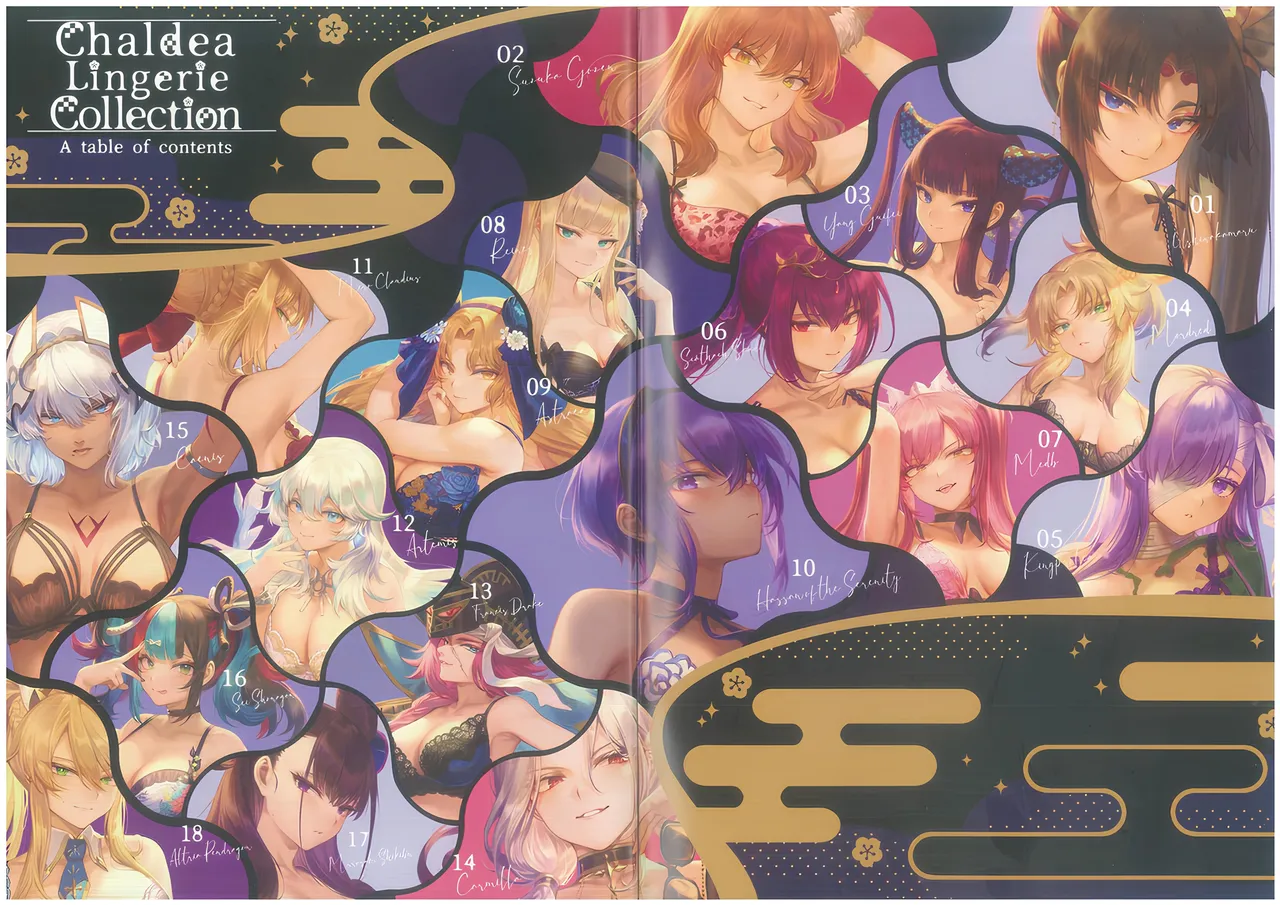 (Air Comiket 2) [Nekono Oyashiro (mashu)] CHALDEA Lingerie Collection Vol. 5 (Fate/Grand Order) 画像番号 2
