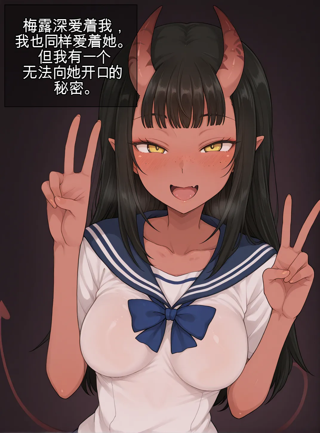 [Mackai] 魅魔梅露的NTRS | Meru the Succubus NTS [AI Generated][AI翻译汉化][Chinese] 6eme image