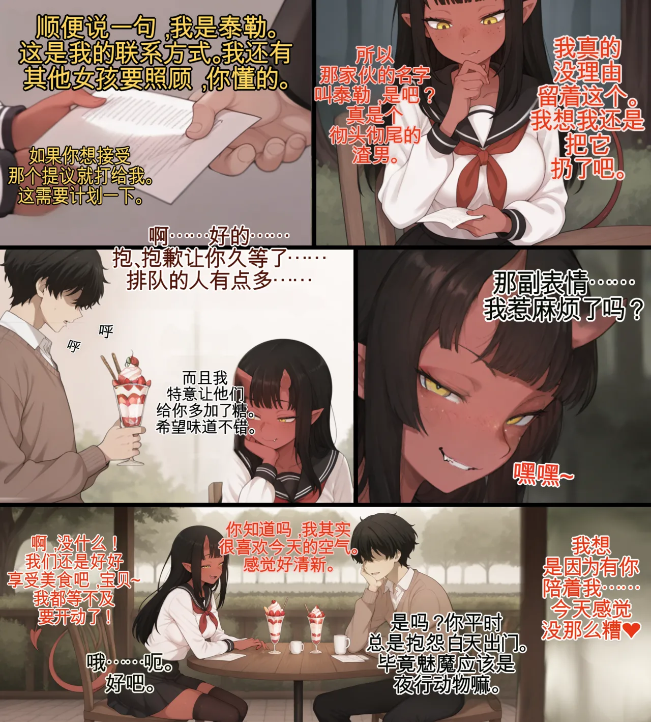 [Mackai] 魅魔梅露的NTRS | Meru the Succubus NTS [AI Generated][AI翻译汉化][Chinese] 60eme image