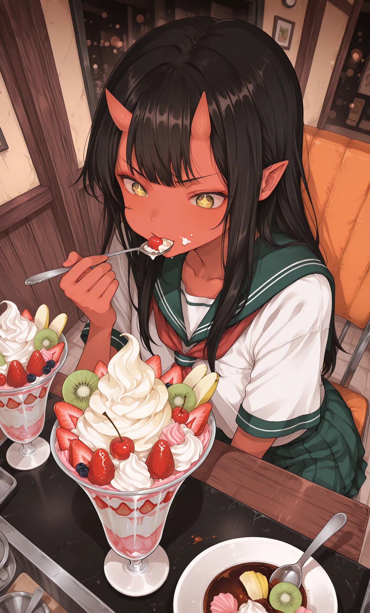 [Mackai] 魅魔梅露的NTRS | Meru the Succubus NTS [AI Generated][AI翻译汉化][Chinese] 97eme image