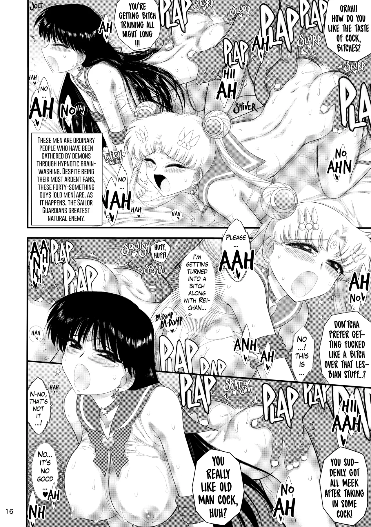[BLACK DOG (Kuroinu Juu)] Saimin Ochi nante Mousou desu | Hypnotism Is Just Make-Believe (Bishoujo Senshi Sailor Moon) [English] {Doujins.com} [Decensored] [Digital] Bildnummer 16