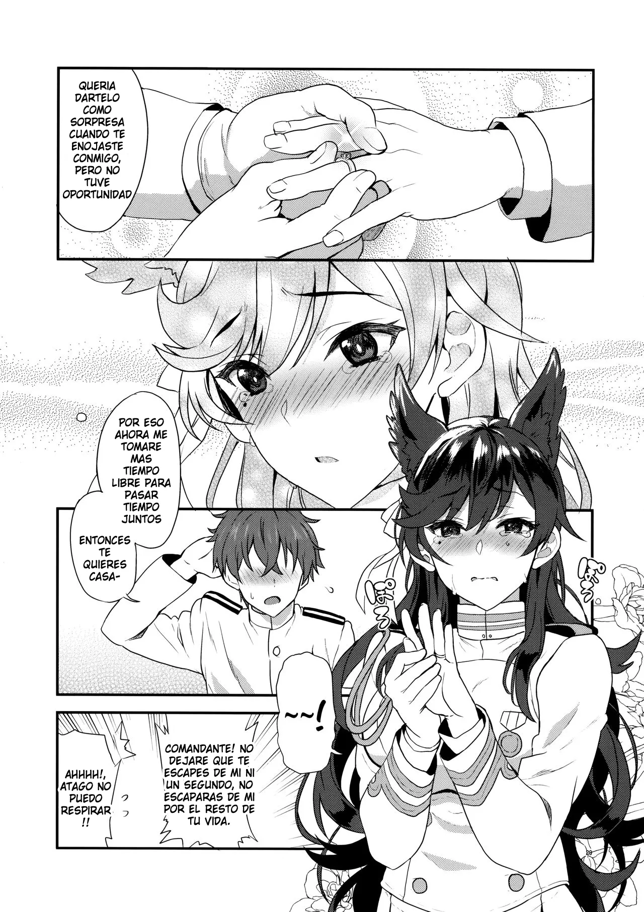 (C93) [INFINITY DRIVE (Kyougoku Shin)] Atago Sugar Sweet | Dulce de Azúcar Atago (Azur Lane) [Spanish] [Kaede Fansub] imagen número 28