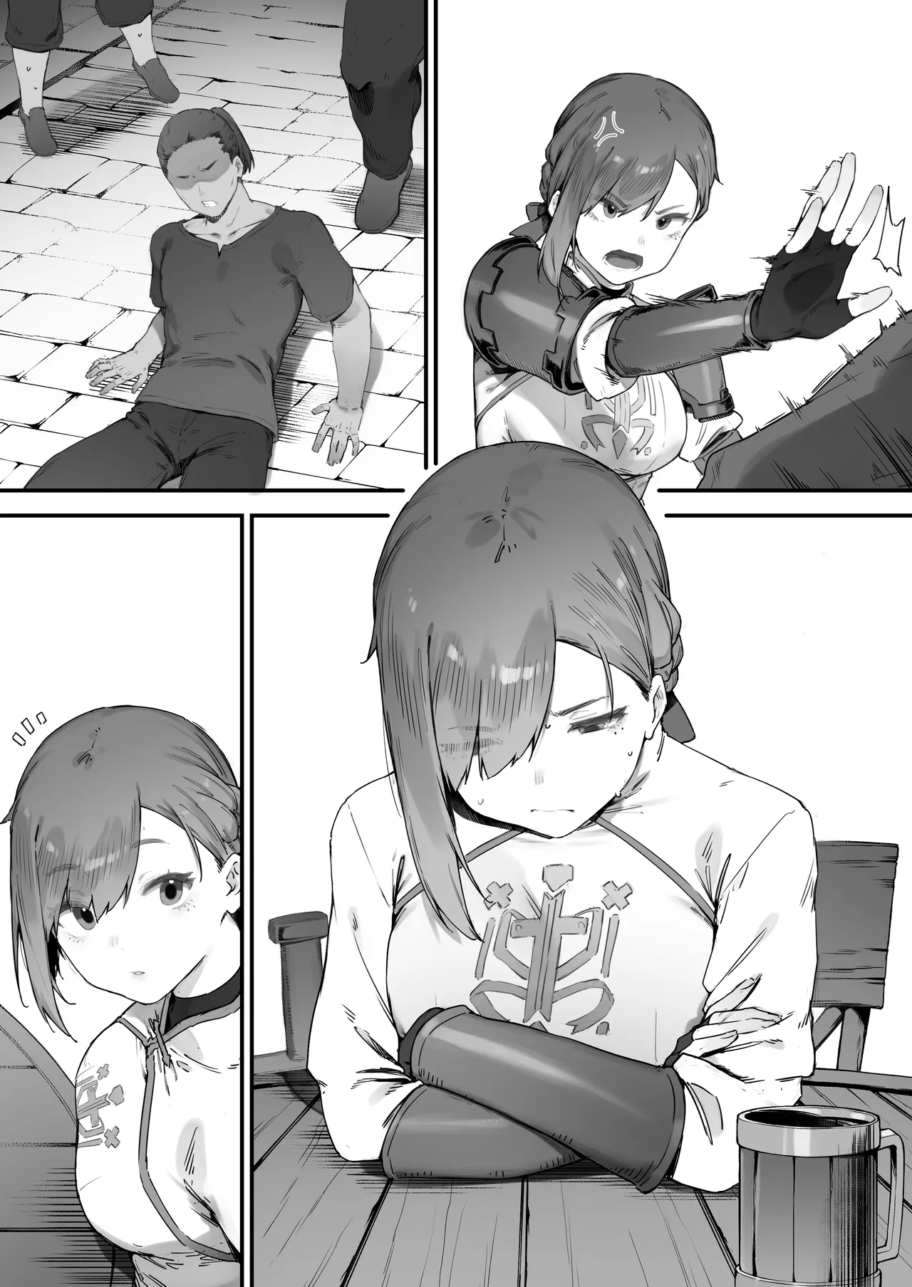 [Nigiri Usagi] Hen na Soubi no Sei de O◯nko Kowareteshimatta de wa Nai ka! [Textless] 图片编号 2