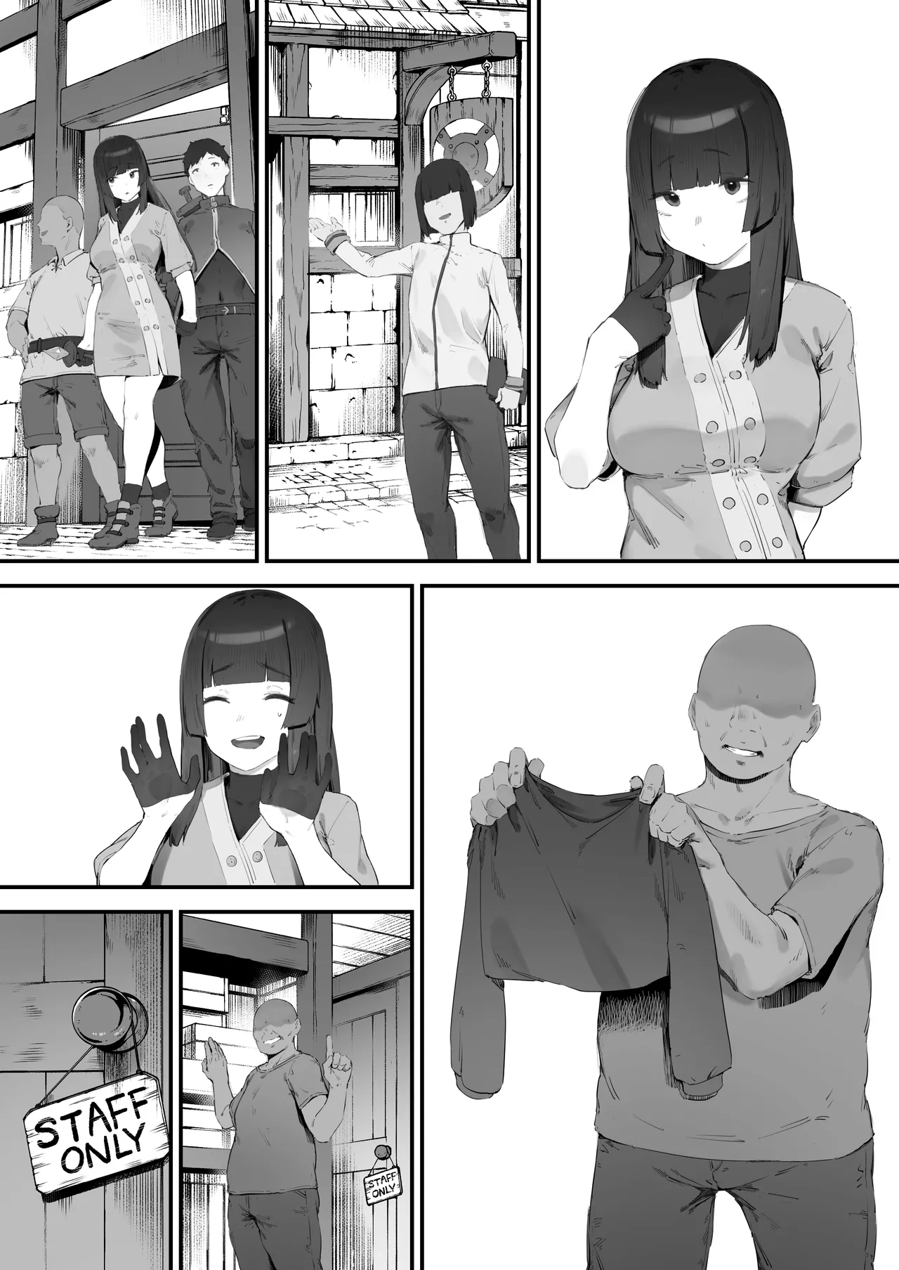 [Nigiri Usagi] Hen na Soubi no Sei de O◯nko Kowareteshimatta de wa Nai ka! [Textless] 图片编号 73