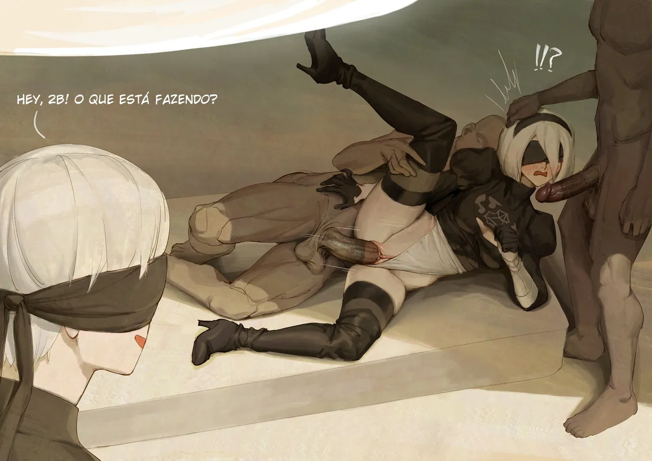 [wjs07] 2B has an oil leak (NieR:Automata) première image