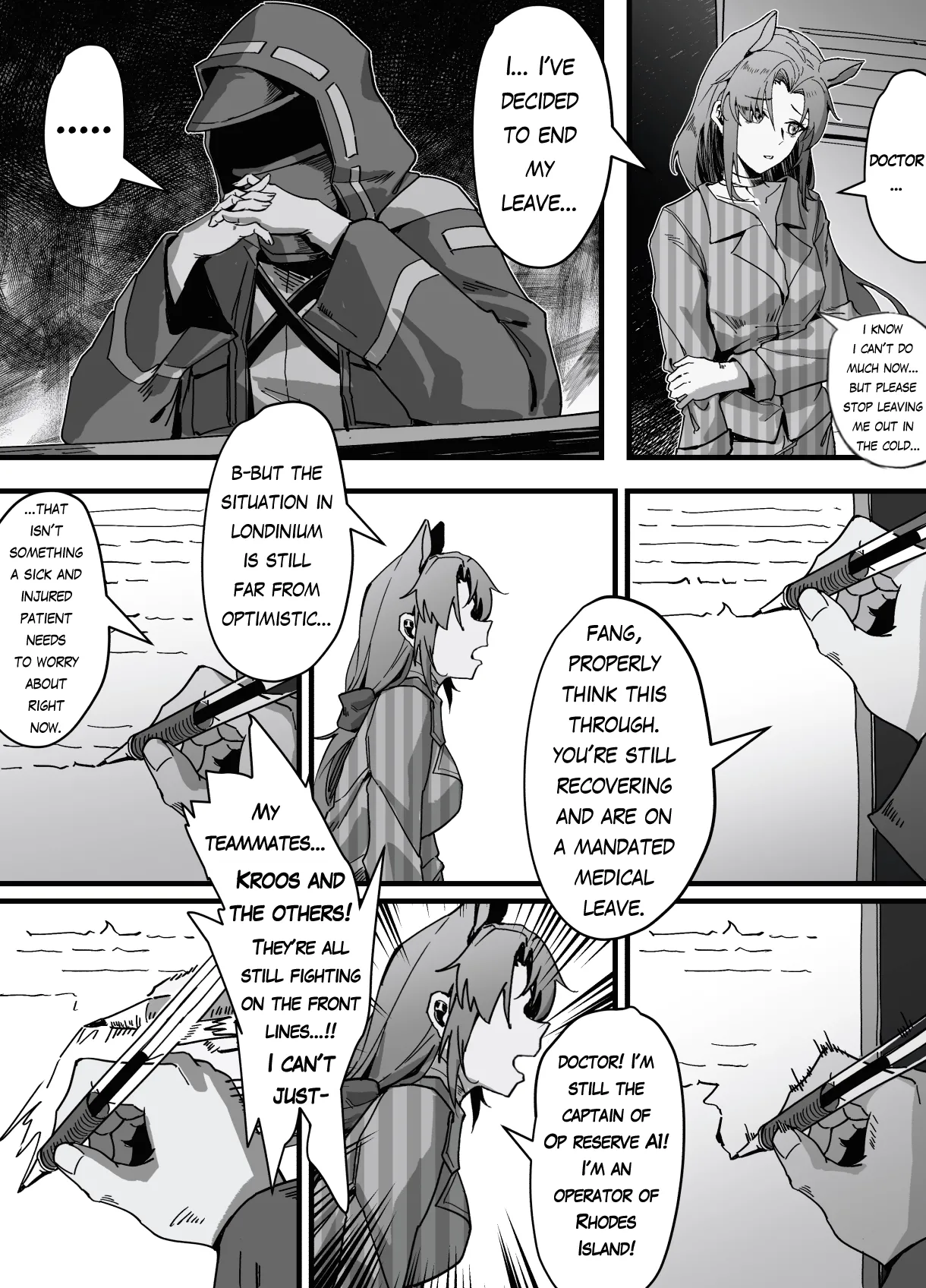 [KnightFault・陆凌Jerry] Fang's post-war trauma (Arknights) [English] [RagsSgar_Translations] Bildnummer 8