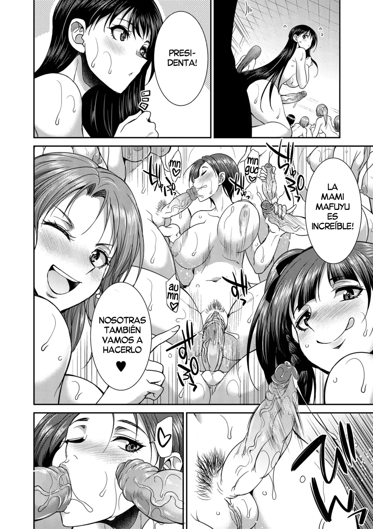 [Gekka Kaguya] Futanari Joshi Kousei wa Ryoubo-san to...♥ (Chap. 3)| Colegialas Futanari...♥ a su Cuidadora de Dormitorio (Cap.3) [Spanish] [Decensored] [Digital] [Harenchi no Fansub] 이미지 번호 8