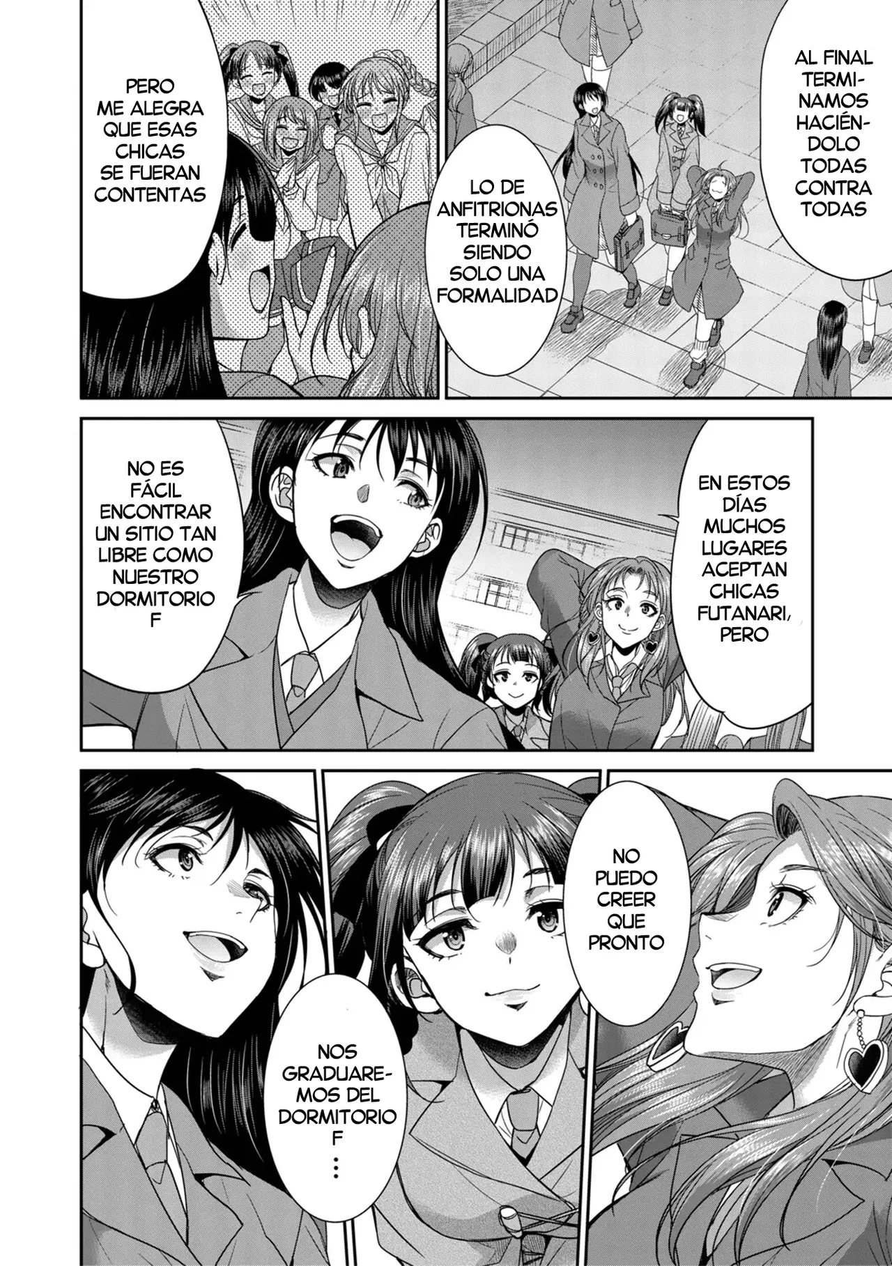 [Gekka Kaguya] Futanari Joshi Kousei wa Ryoubo-san to...♥ (Chap. 3)| Colegialas Futanari...♥ a su Cuidadora de Dormitorio (Cap.3) [Spanish] [Decensored] [Digital] [Harenchi no Fansub] 이미지 번호 10