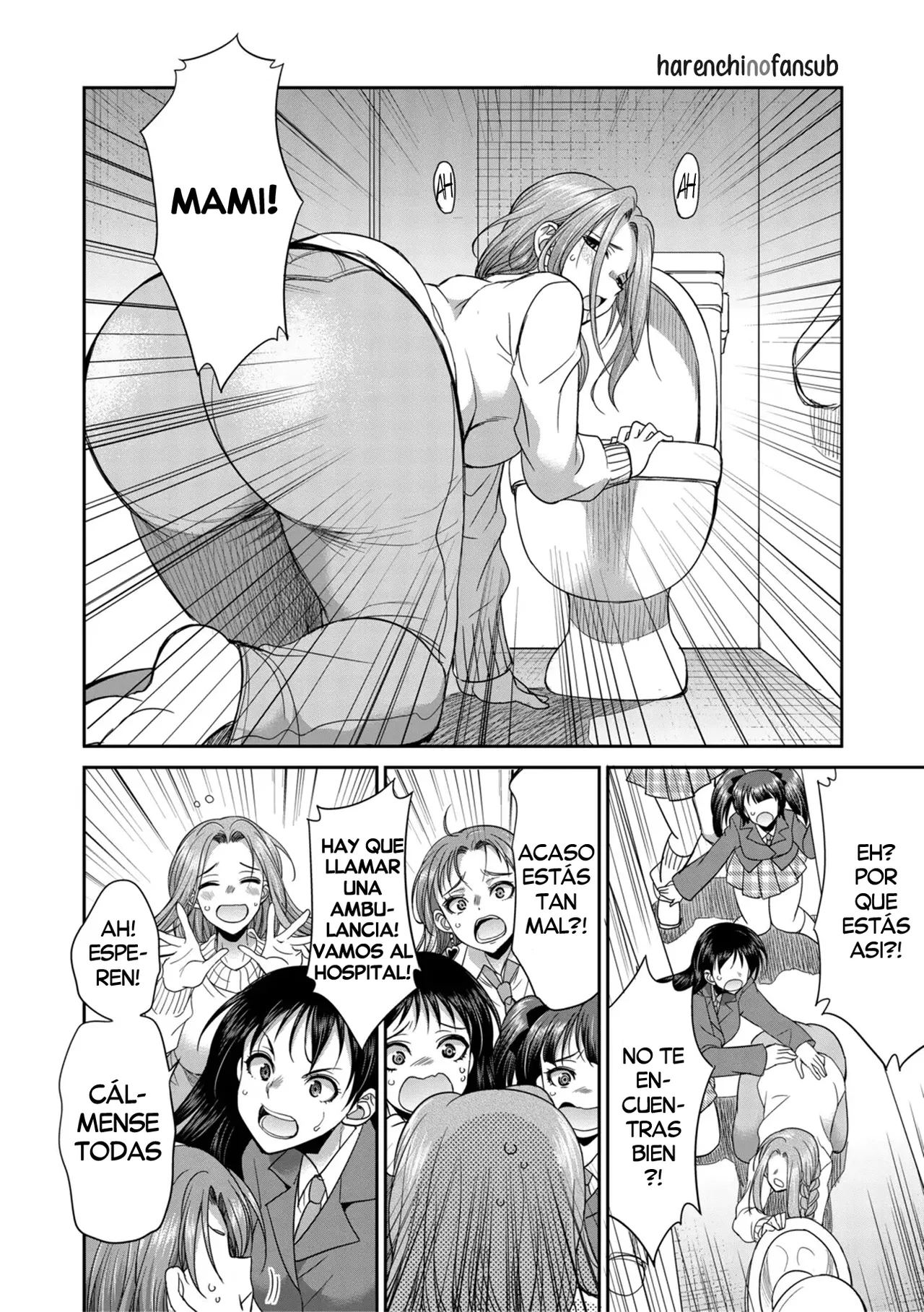 [Gekka Kaguya] Futanari Joshi Kousei wa Ryoubo-san to...♥ (Chap. 3)| Colegialas Futanari...♥ a su Cuidadora de Dormitorio (Cap.3) [Spanish] [Decensored] [Digital] [Harenchi no Fansub] 이미지 번호 12