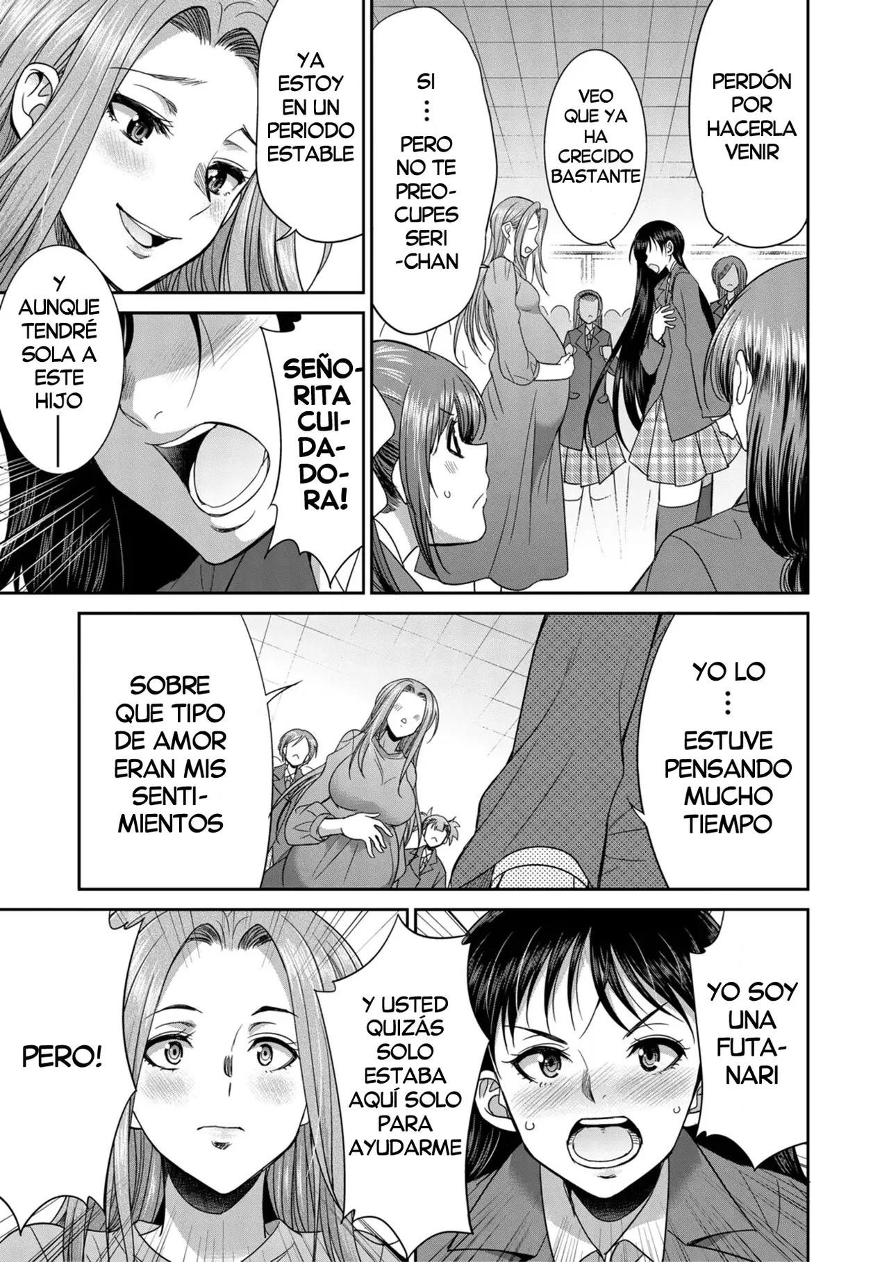 [Gekka Kaguya] Futanari Joshi Kousei wa Ryoubo-san to...♥ (Chap. 3)| Colegialas Futanari...♥ a su Cuidadora de Dormitorio (Cap.3) [Spanish] [Decensored] [Digital] [Harenchi no Fansub] 이미지 번호 29