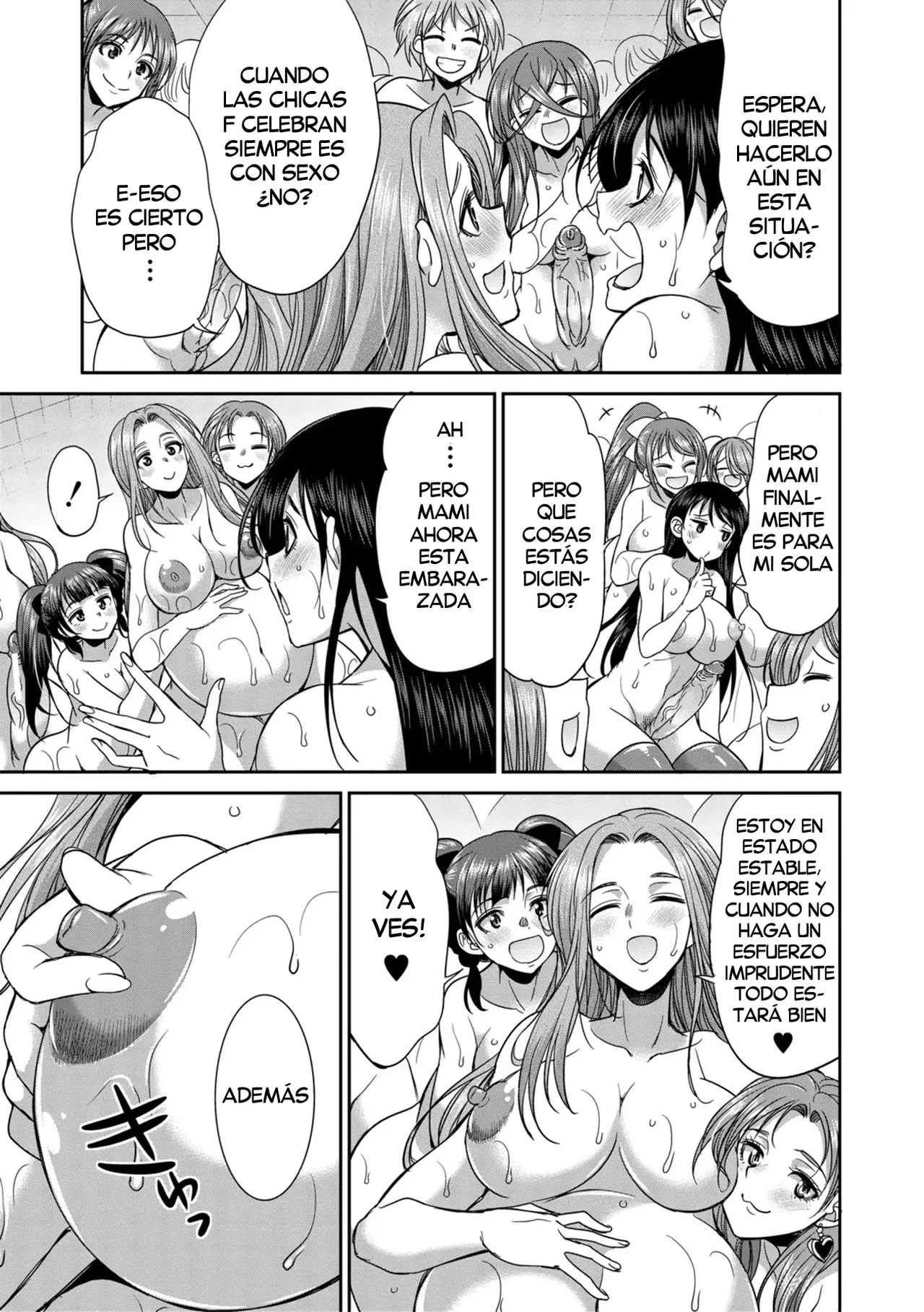 [Gekka Kaguya] Futanari Joshi Kousei wa Ryoubo-san to...♥ (Chap. 3)| Colegialas Futanari...♥ a su Cuidadora de Dormitorio (Cap.3) [Spanish] [Decensored] [Digital] [Harenchi no Fansub] 이미지 번호 36