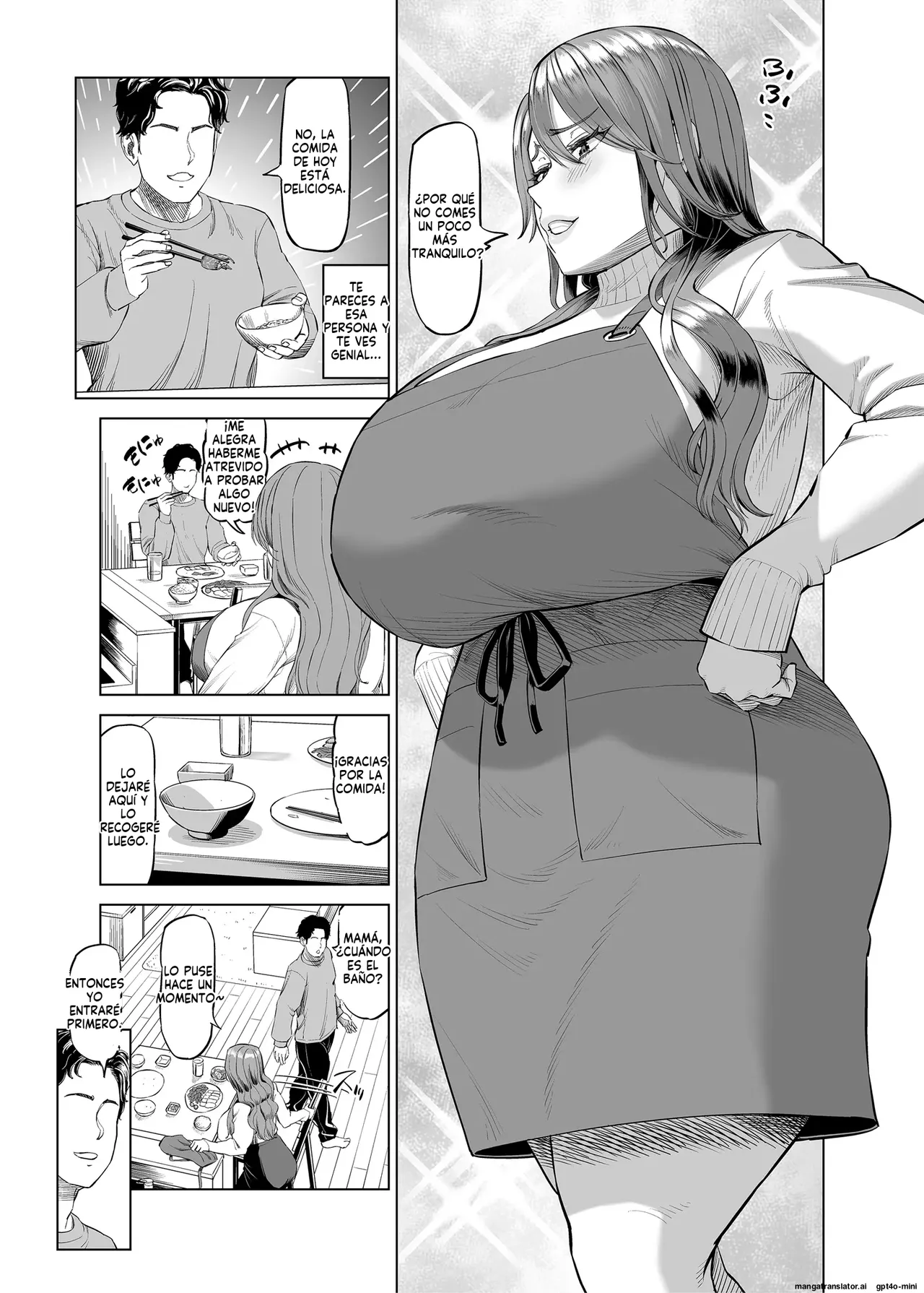 [R Koubou (Aru-shi)] Yuukyuu Tsukatte made Boku no Heya de Onanii ni suru Giri Mama to no Hanashi [Spanish] [Digital] numero di immagine  6