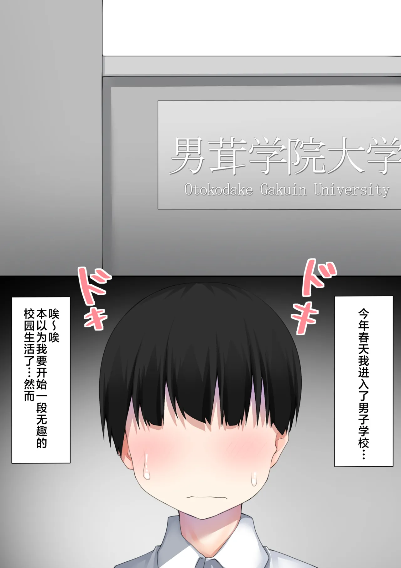 [Wanwan Bakufu (Kitajima Yuuki)] Danshikou ni Nyuugaku Shitara Ore Igai Zennin Otokonoko datta[Chinese] [三馅个人汉化] Bildnummer 2