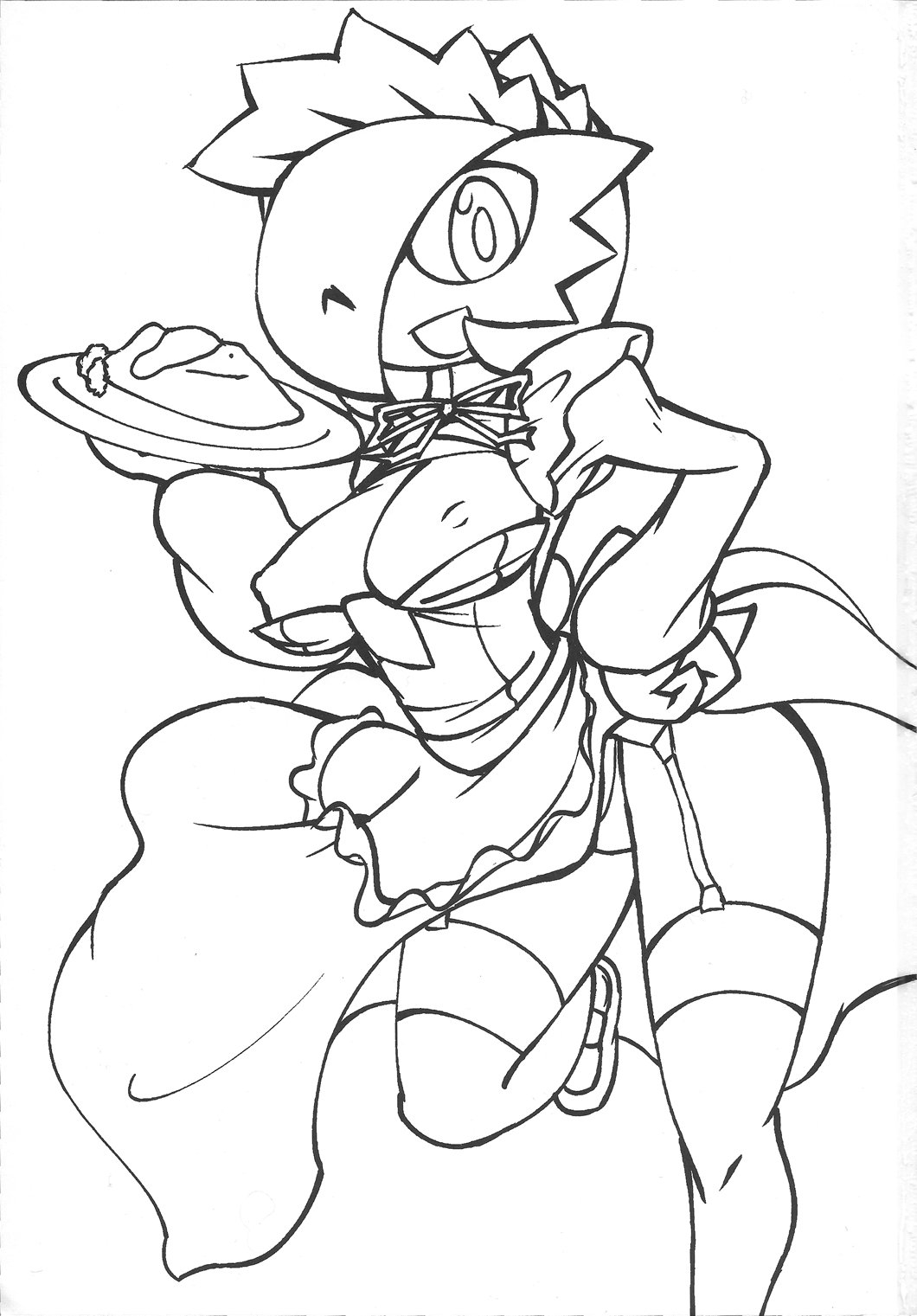 女仆咖啡馆——女仆莎娜的隐藏菜单 丨 [路的个人机翻] [Chinese]  (Pokémon) 2eme image