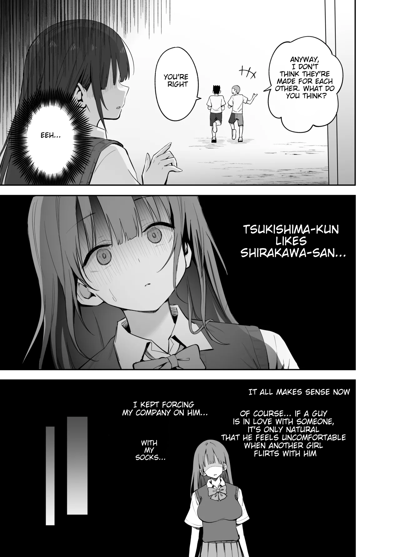 [Honshiro Nikori] If you're going to use my socks to masturbate, then I have every right to play with your cock. Right? [English] [STERNENSTAUB TRANSLATIONS] [Digital] 画像番号 15