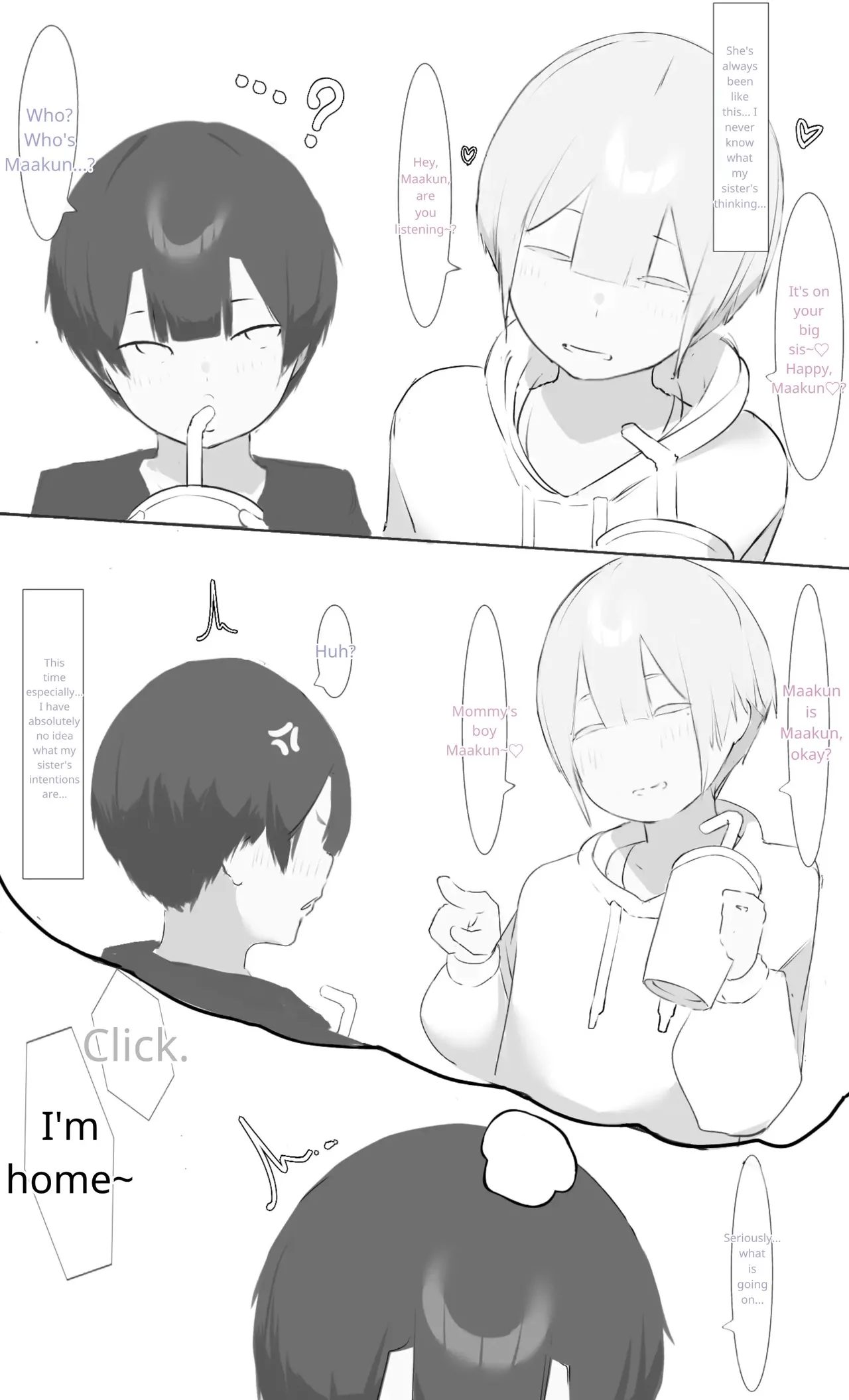 [Mint no Chicchai Oana (Mint Muzzlini)] Onee-chan wa Milk Aji (MTL Translation) 이미지 번호 4