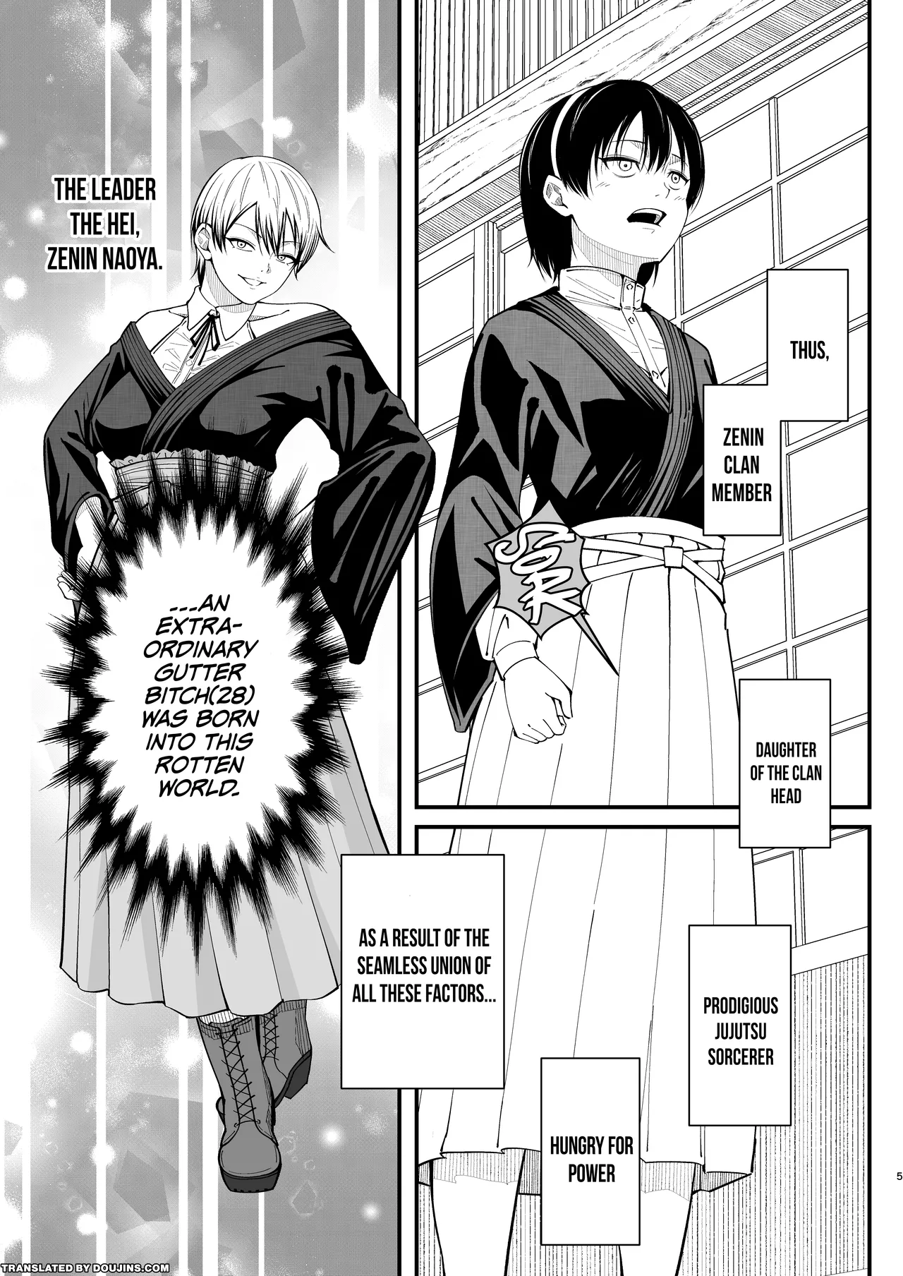 [Dhanyabad Kushi (Shirai Samoedo)] Dobumesu / Gutter Bitch (Jujutsu Kaisen) [Digital] [English] {Doujins.com} 画像番号 4