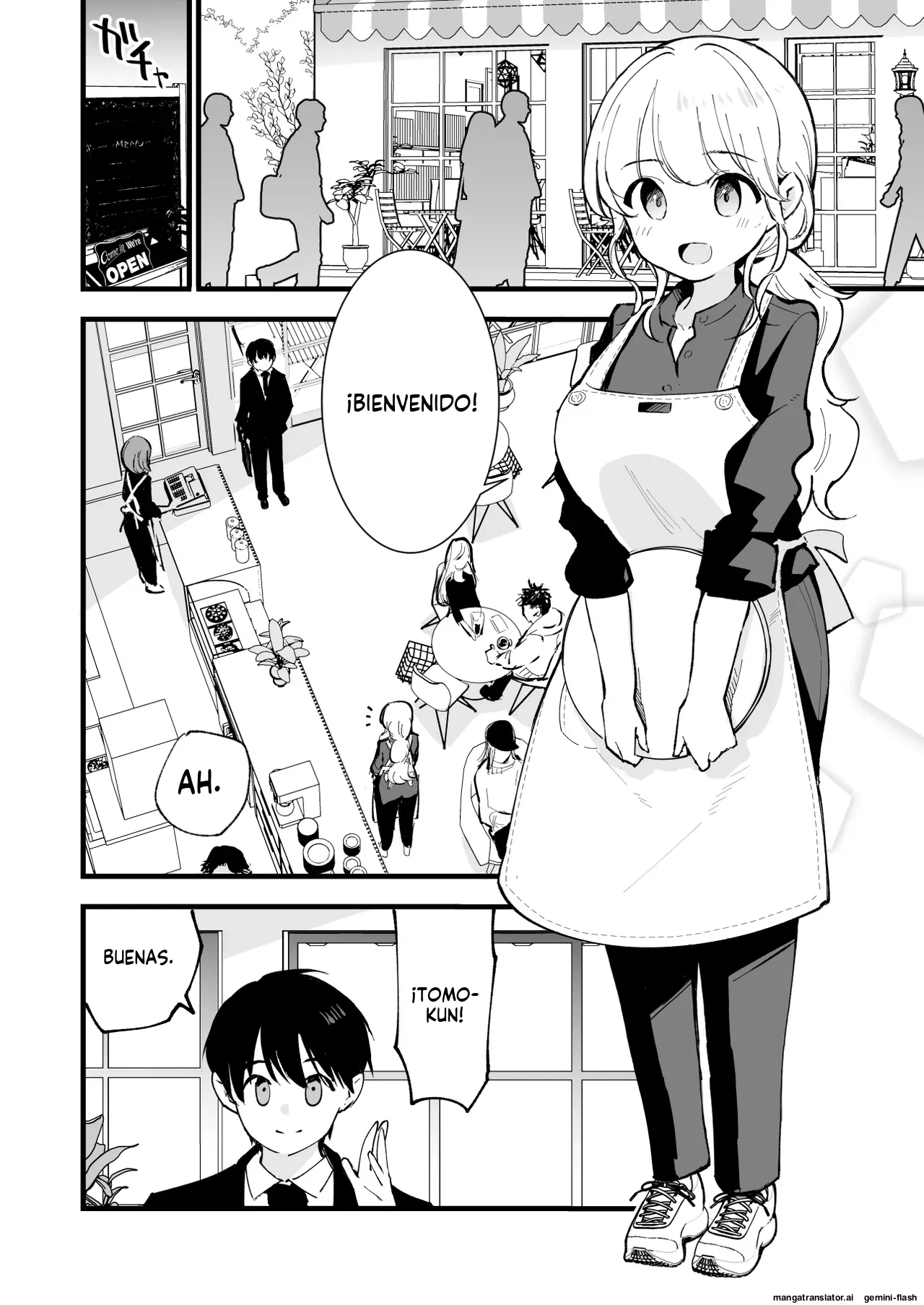 Boku no Kanojo wa Cafe Tenin 1 (Spanish) MTL image number 13