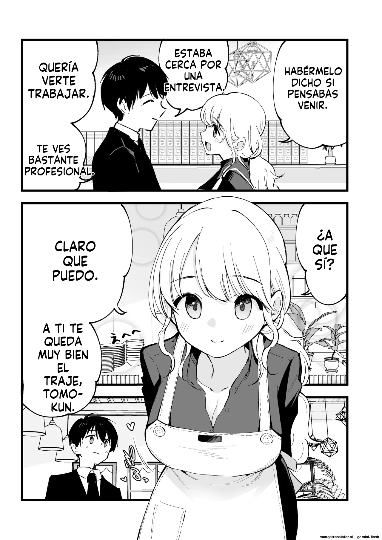 Boku no Kanojo wa Cafe Tenin 1 (Spanish) MTL image number 14