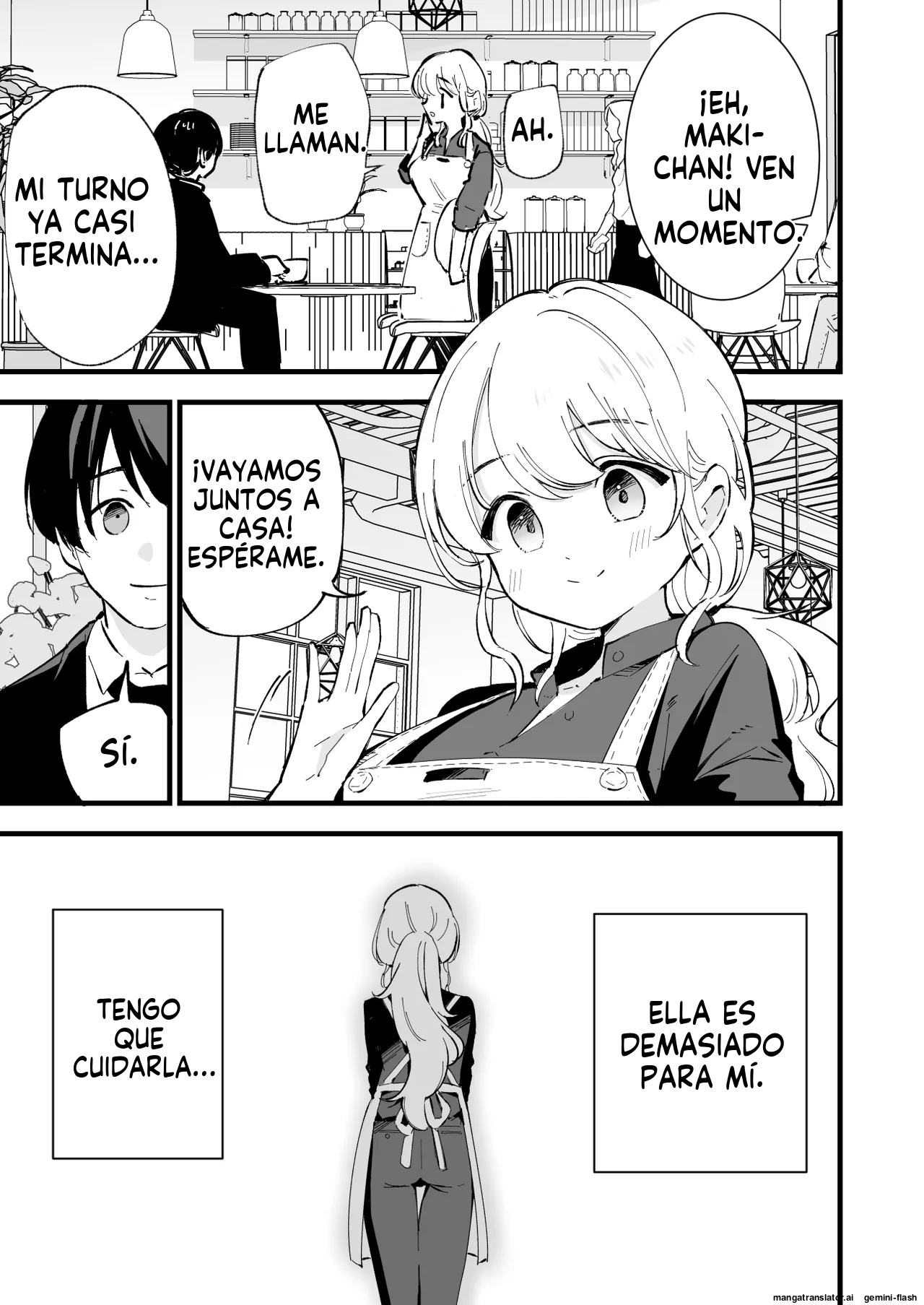 Boku no Kanojo wa Cafe Tenin 1 (Spanish) MTL image number 18
