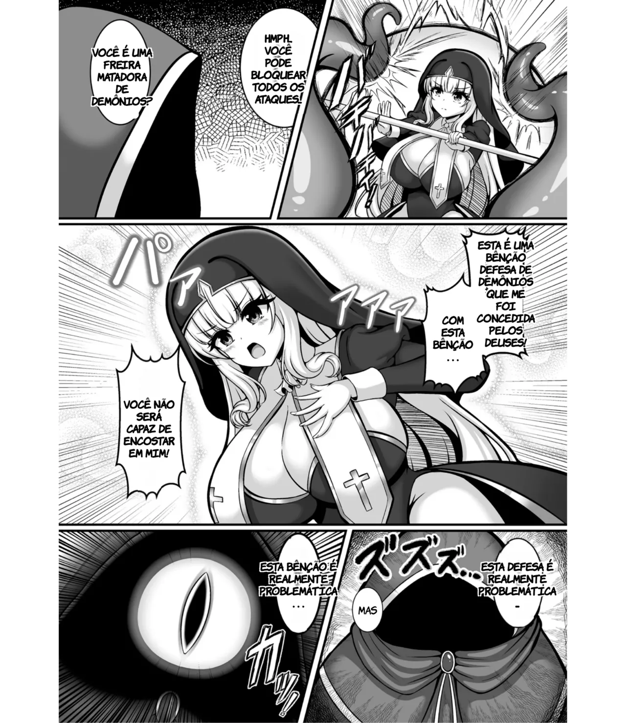 [Natsuhara Aru] Taima Sister Furishia Hakudaku ni Somarishi Junketsu no Hana (2D Comic Magazine Akuochi Shokushufuku Vol.1) (TR-285) [PORTUGUESE-BR) numero di immagine  2