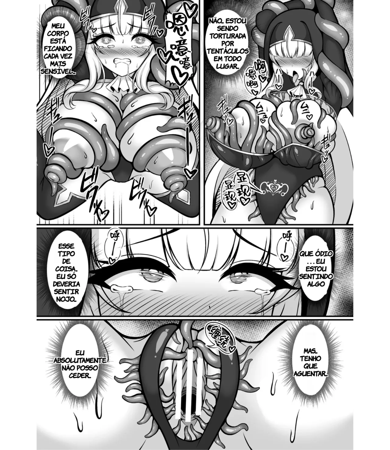 [Natsuhara Aru] Taima Sister Furishia Hakudaku ni Somarishi Junketsu no Hana (2D Comic Magazine Akuochi Shokushufuku Vol.1) (TR-285) [PORTUGUESE-BR) numero di immagine  9